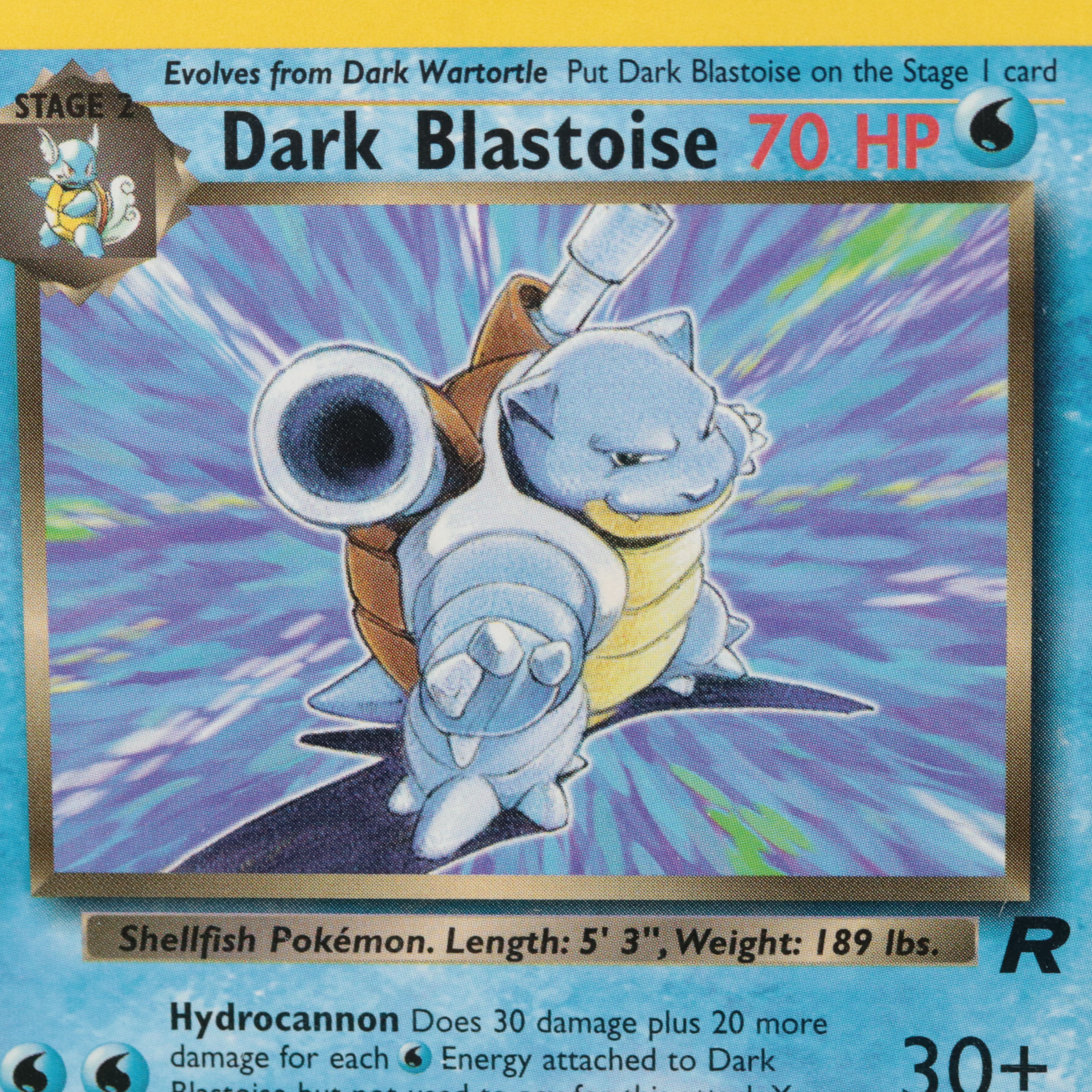 Team Rocket Dark Blastoise Pokémon Card Graded CGC 9