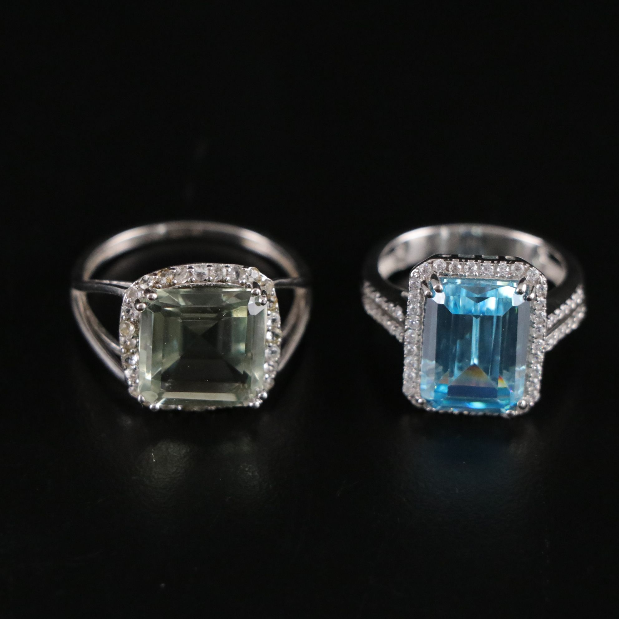 14 Assorted Sterling Silver Rings and Necklaces