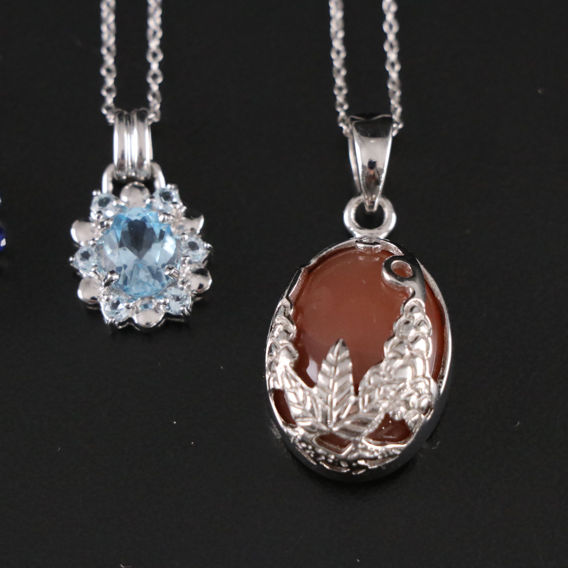 14 Assorted Sterling Silver Rings and Necklaces