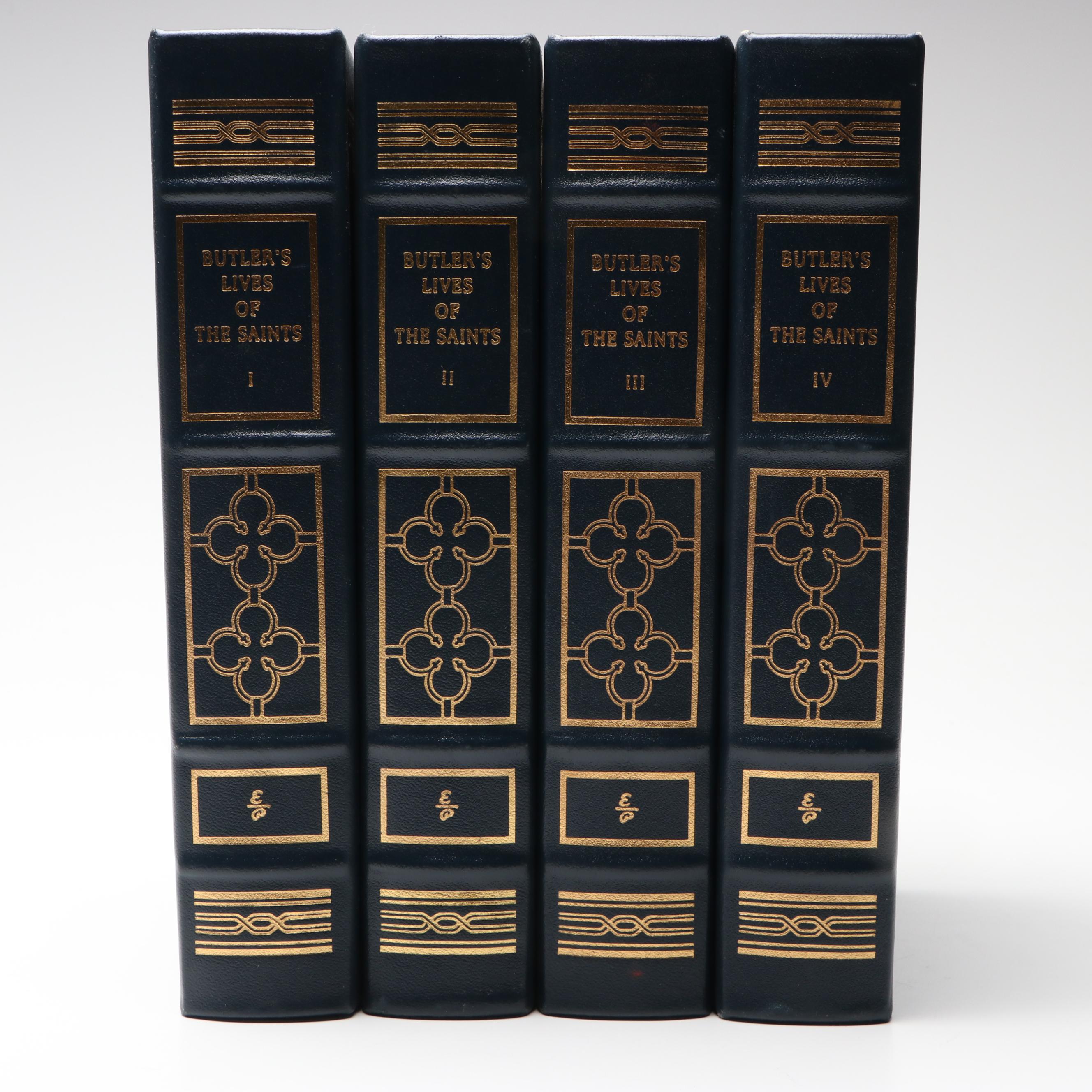 Easton Press "Butler's Lives of the Saints" Complete Four-Volume Set, 1995