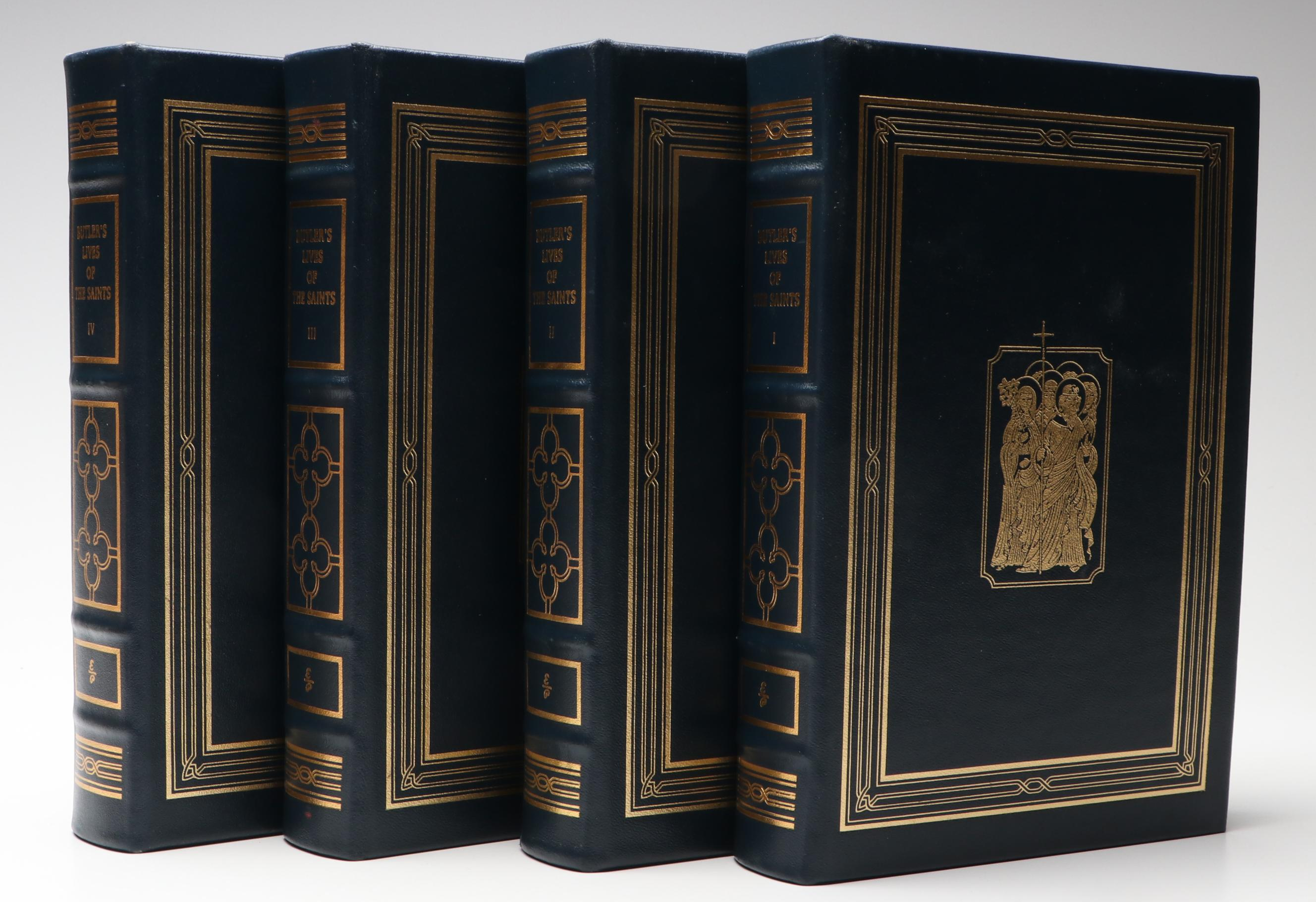 Easton Press "Butler's Lives of the Saints" Complete Four-Volume Set, 1995