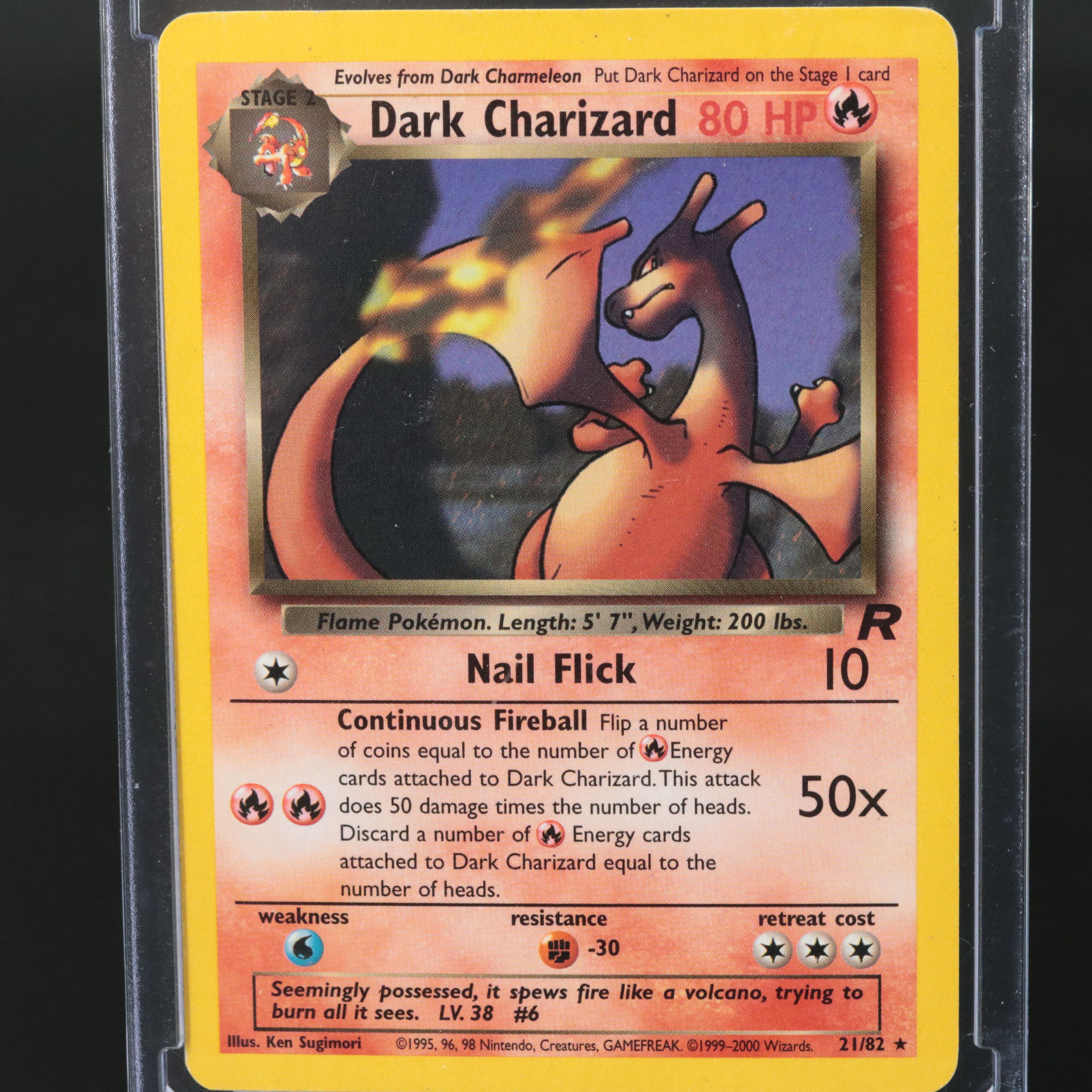 Team Rocket Dark Charizard Pokémon Card