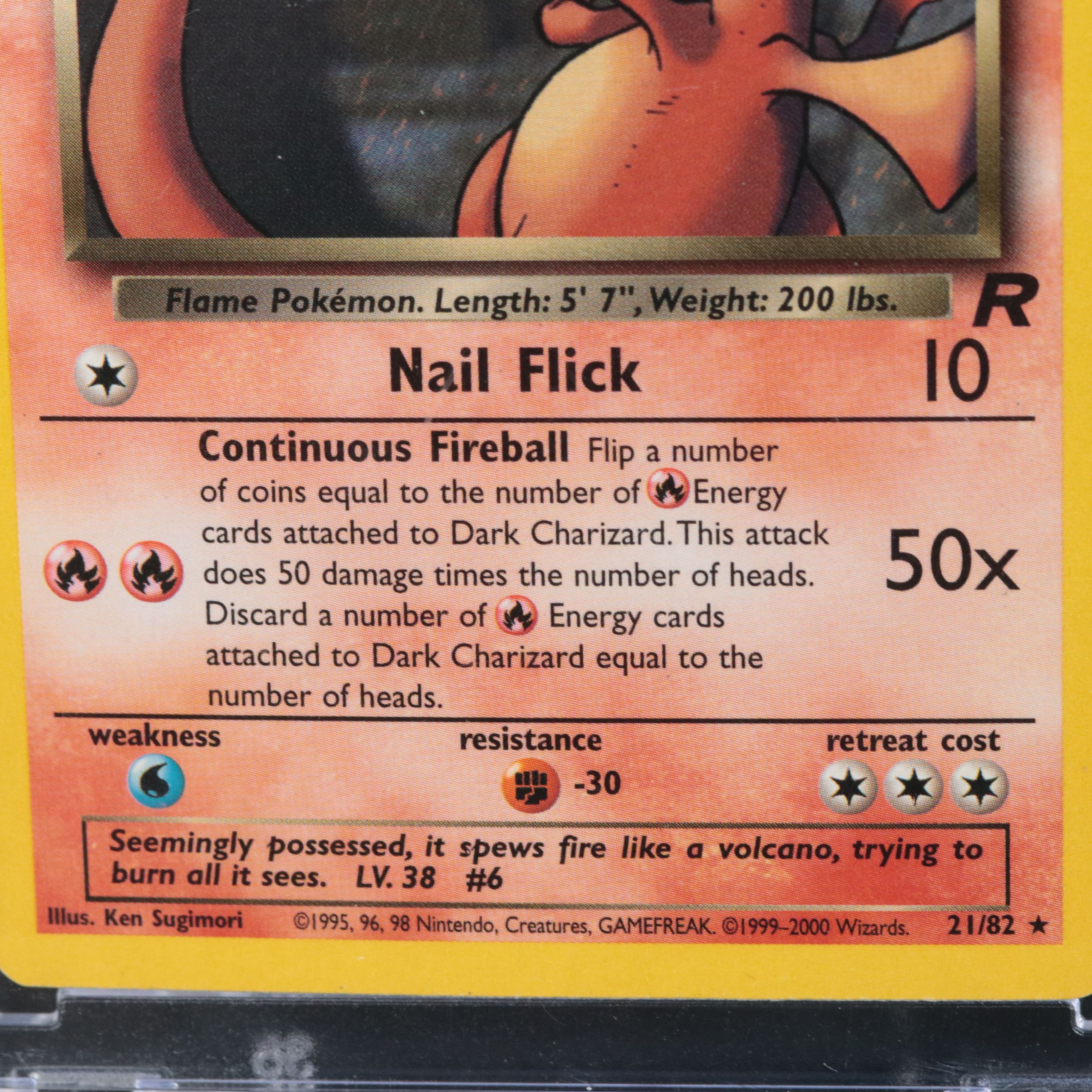Team Rocket Dark Charizard Pokémon Card