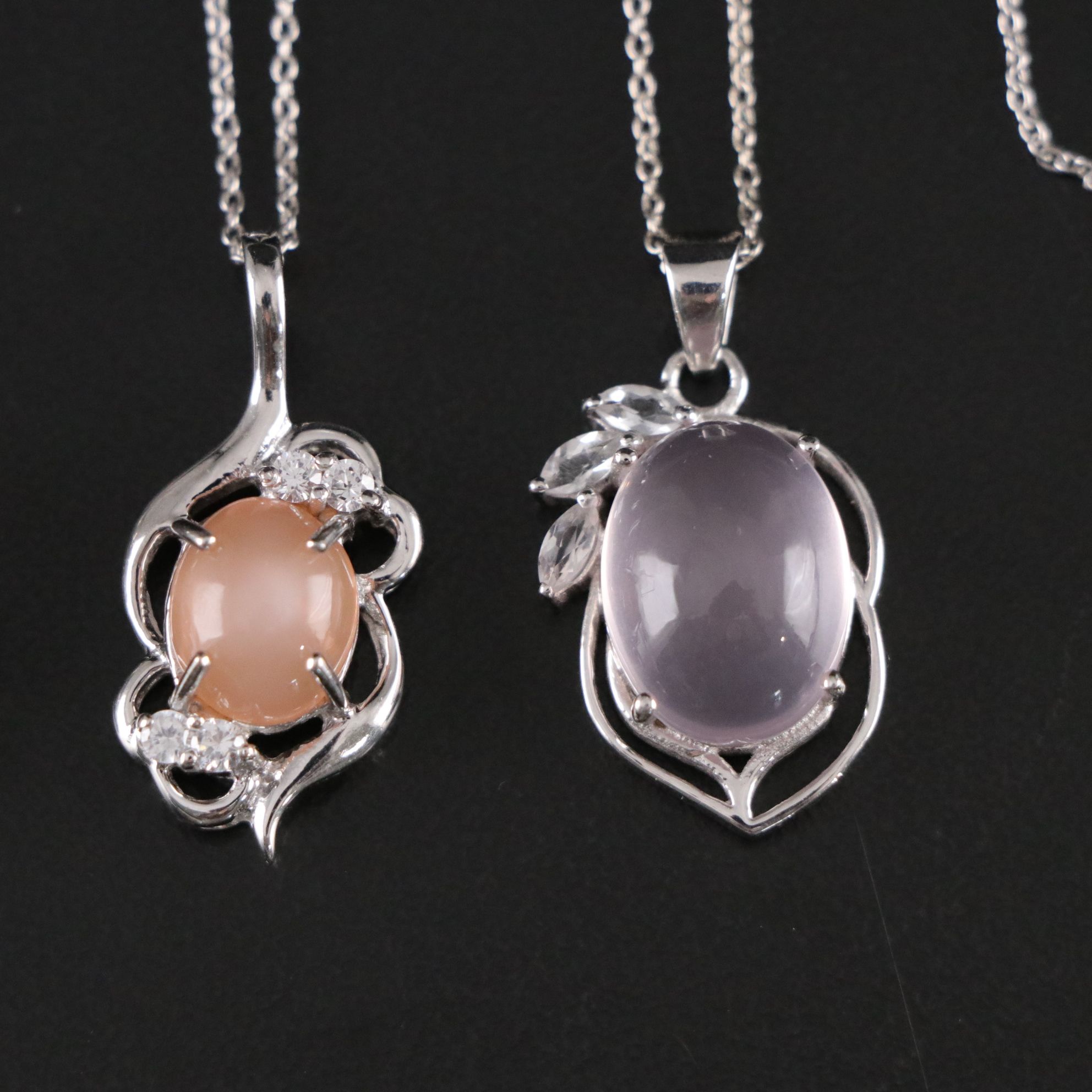 14 Assorted Sterling Silver Rings and Necklaces