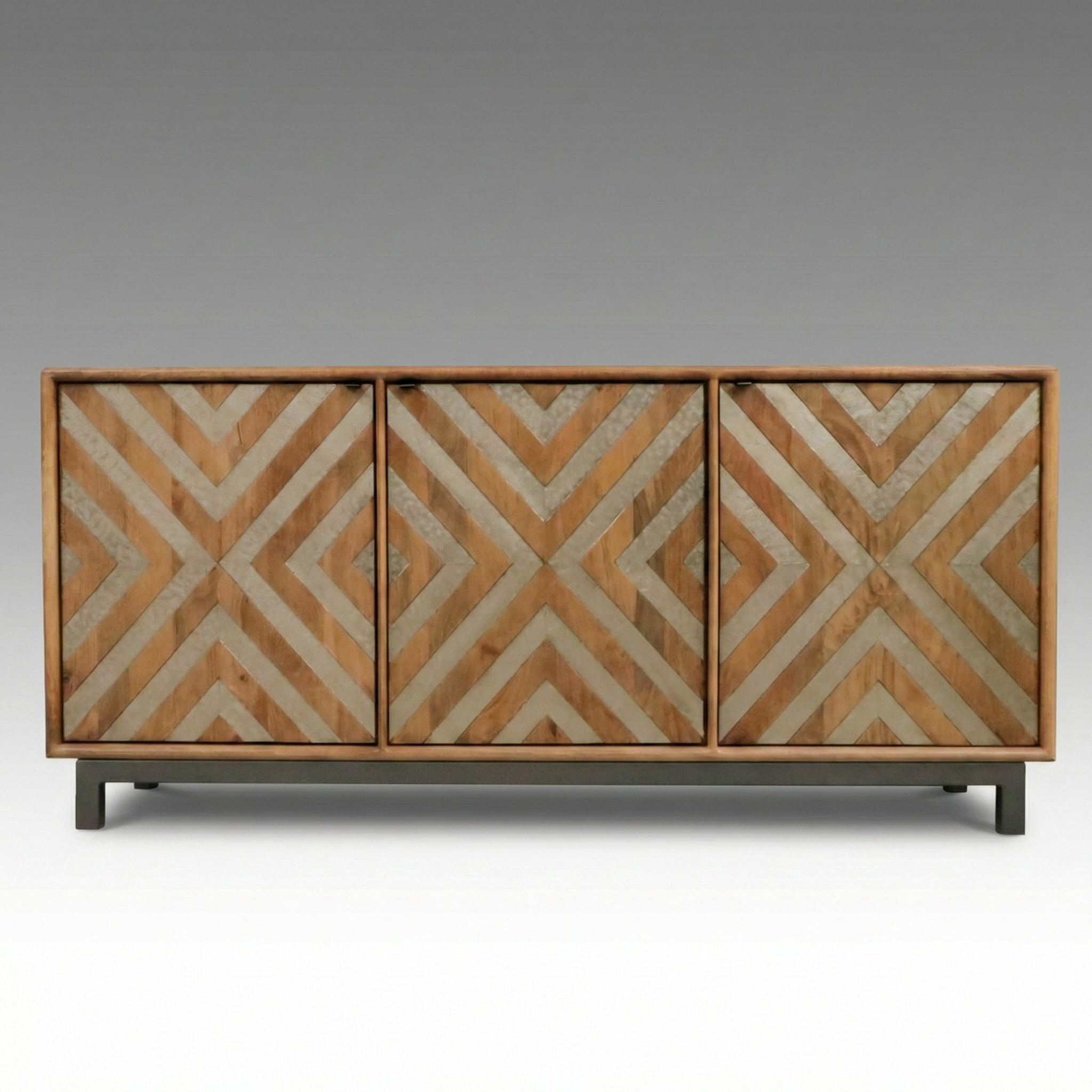 Hooker Furniture Serramonte Four-Door Mango Wood Entertainment Console