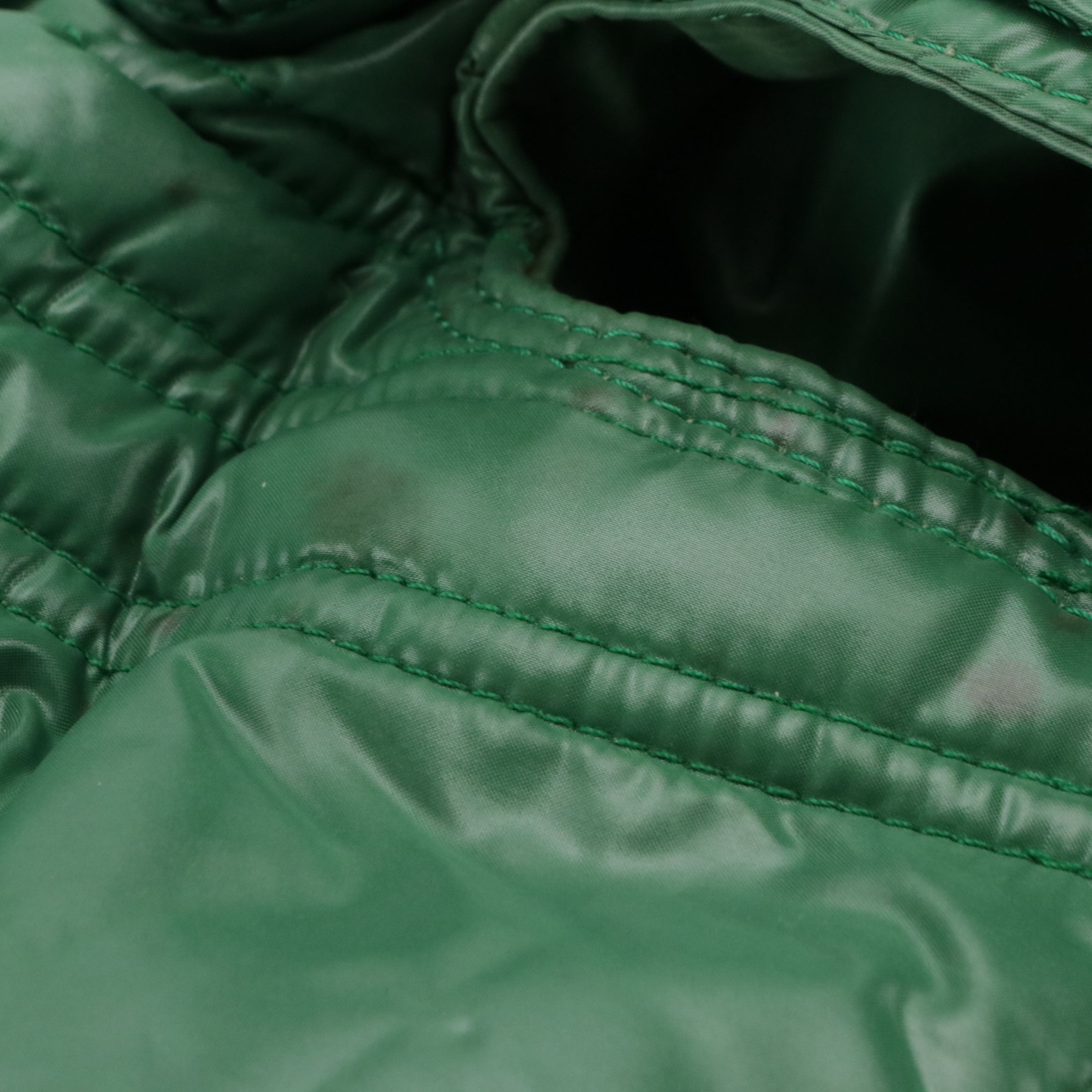 Fendi x Moncler Limited Edition Puffy Spy Bag in Shiny Green Nylon