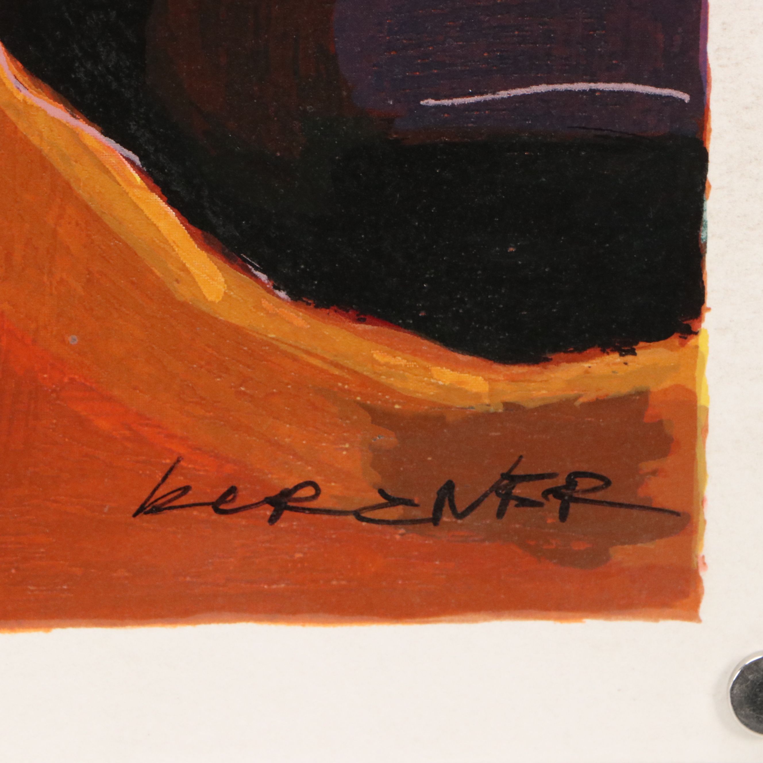 Michael Kerzner Serigraph "Sisters," Late 20th to 21st Century