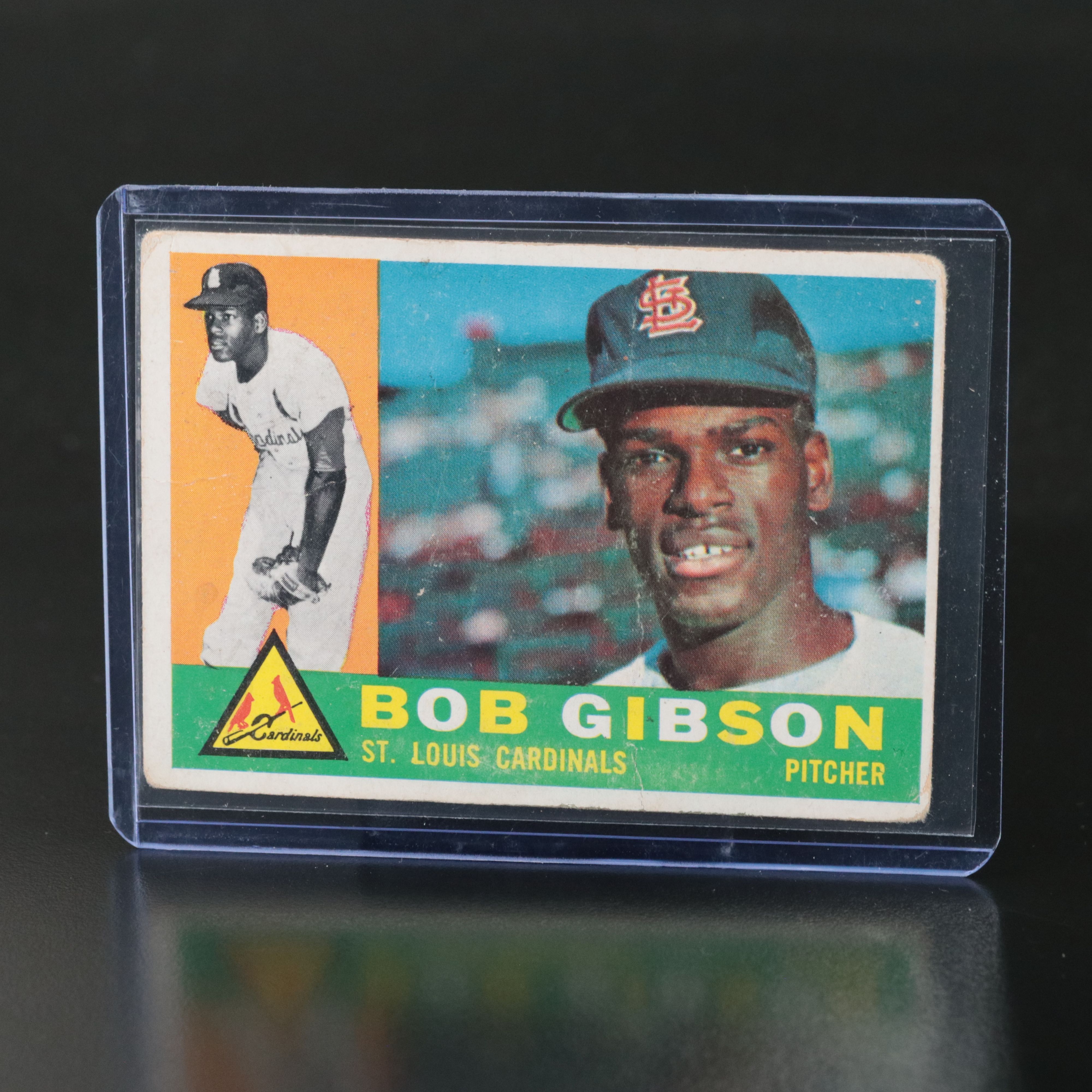 1960 Topps Bob Gibson St. Louis Cardinals Baseball Card