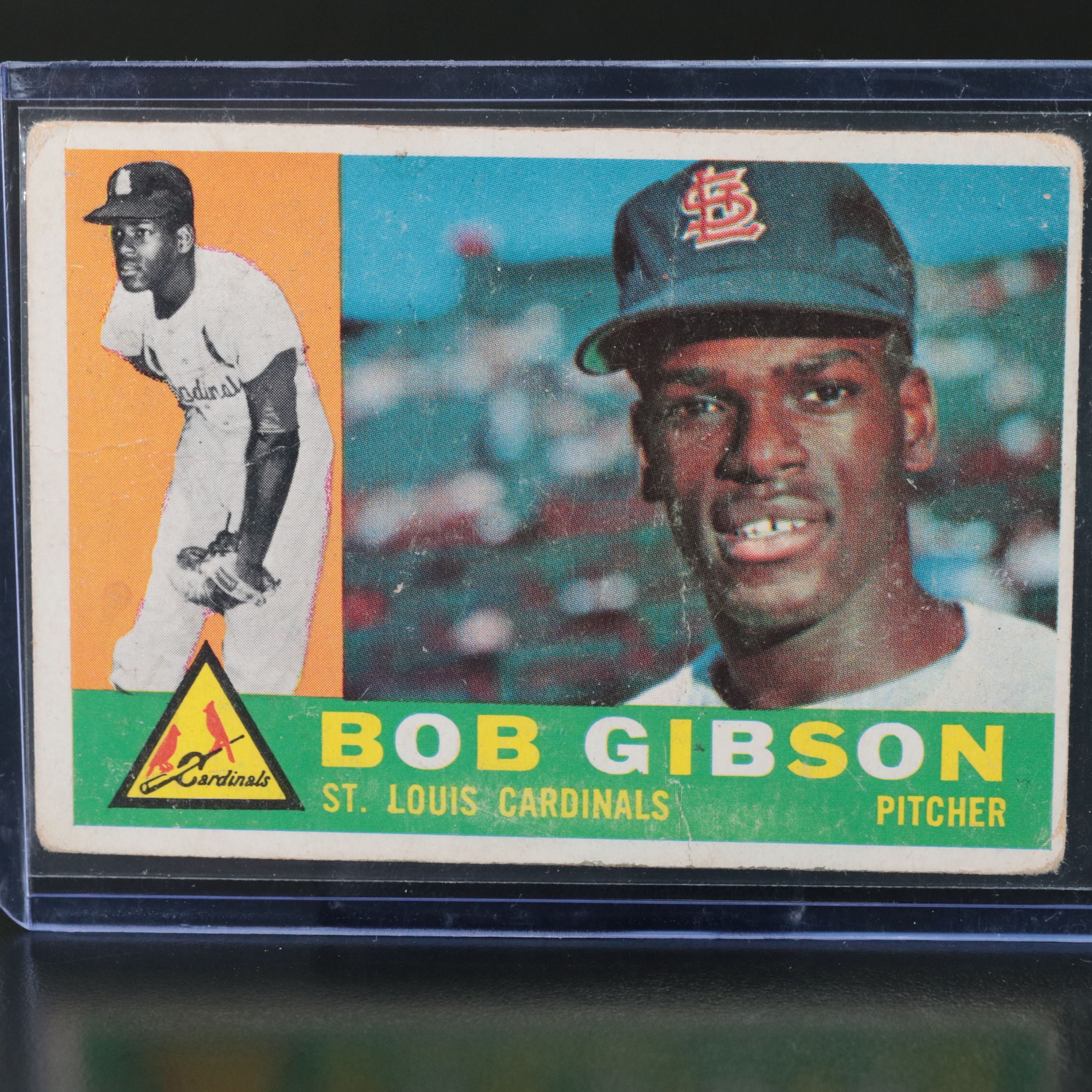 1960 Topps Bob Gibson St. Louis Cardinals Baseball Card