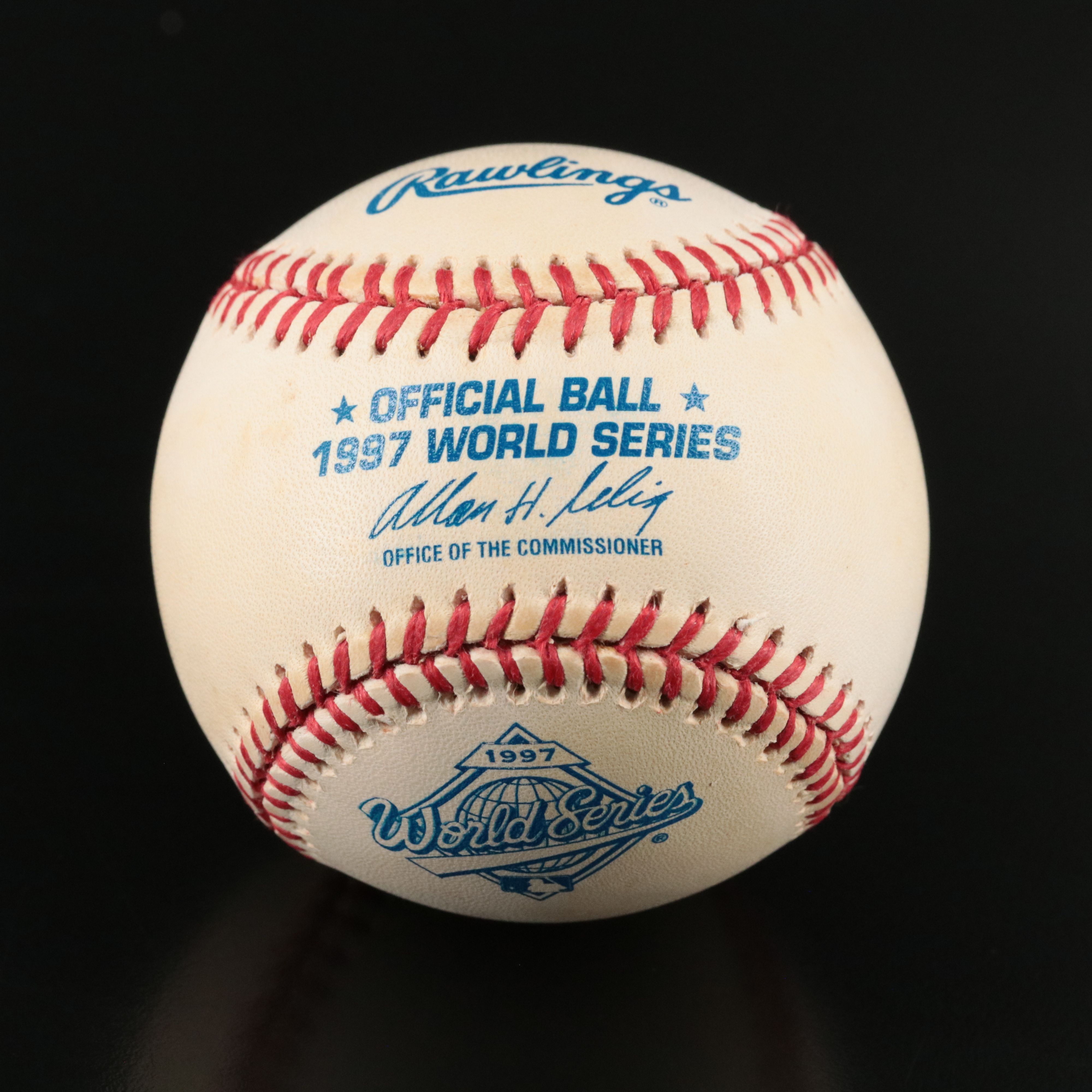 Bartolo Colon Signed Rawlings Official 1997 World Series Baseball