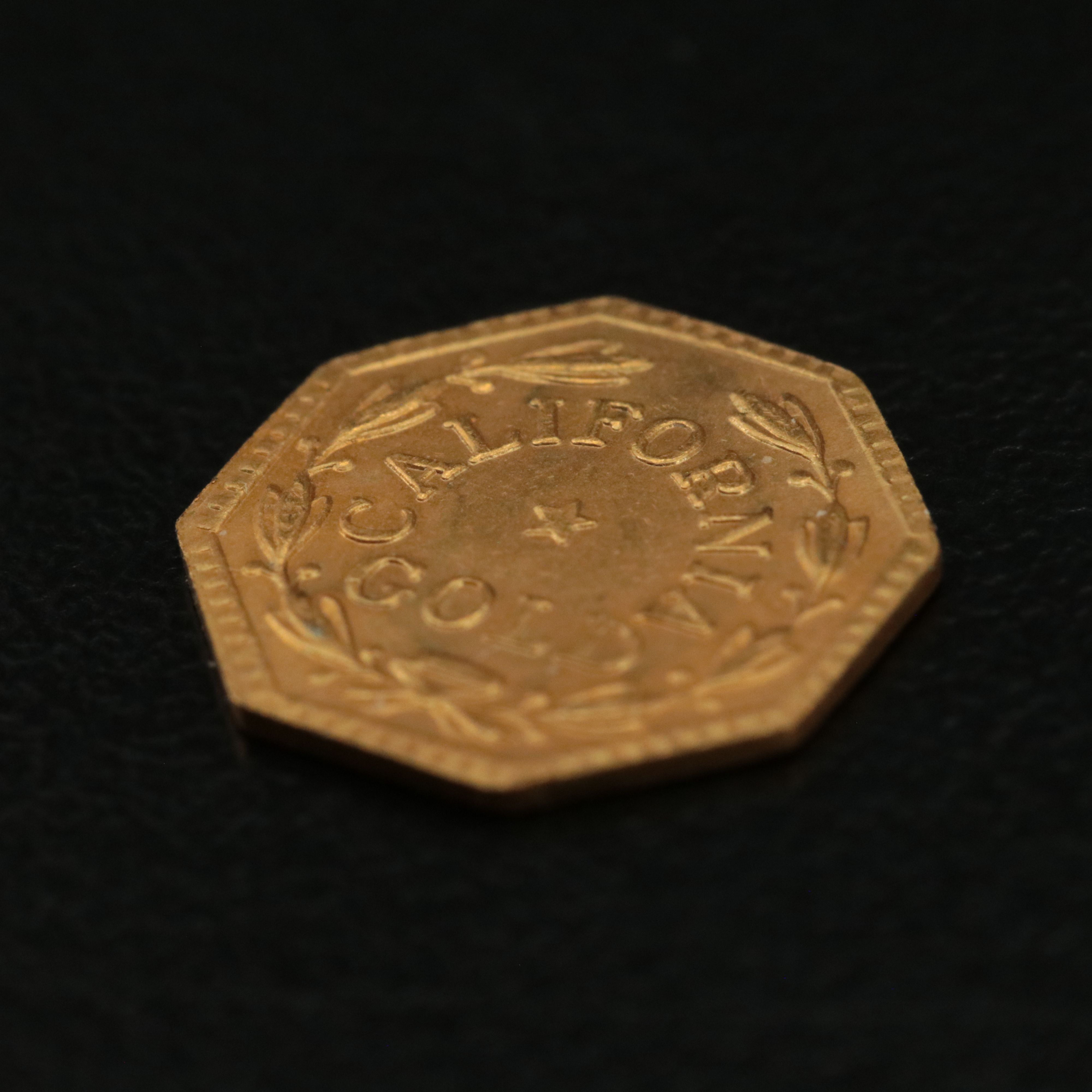 1859 Souvenir California Fractional Gold Coin (THERE IS NO GOLD IN THIS COIN)