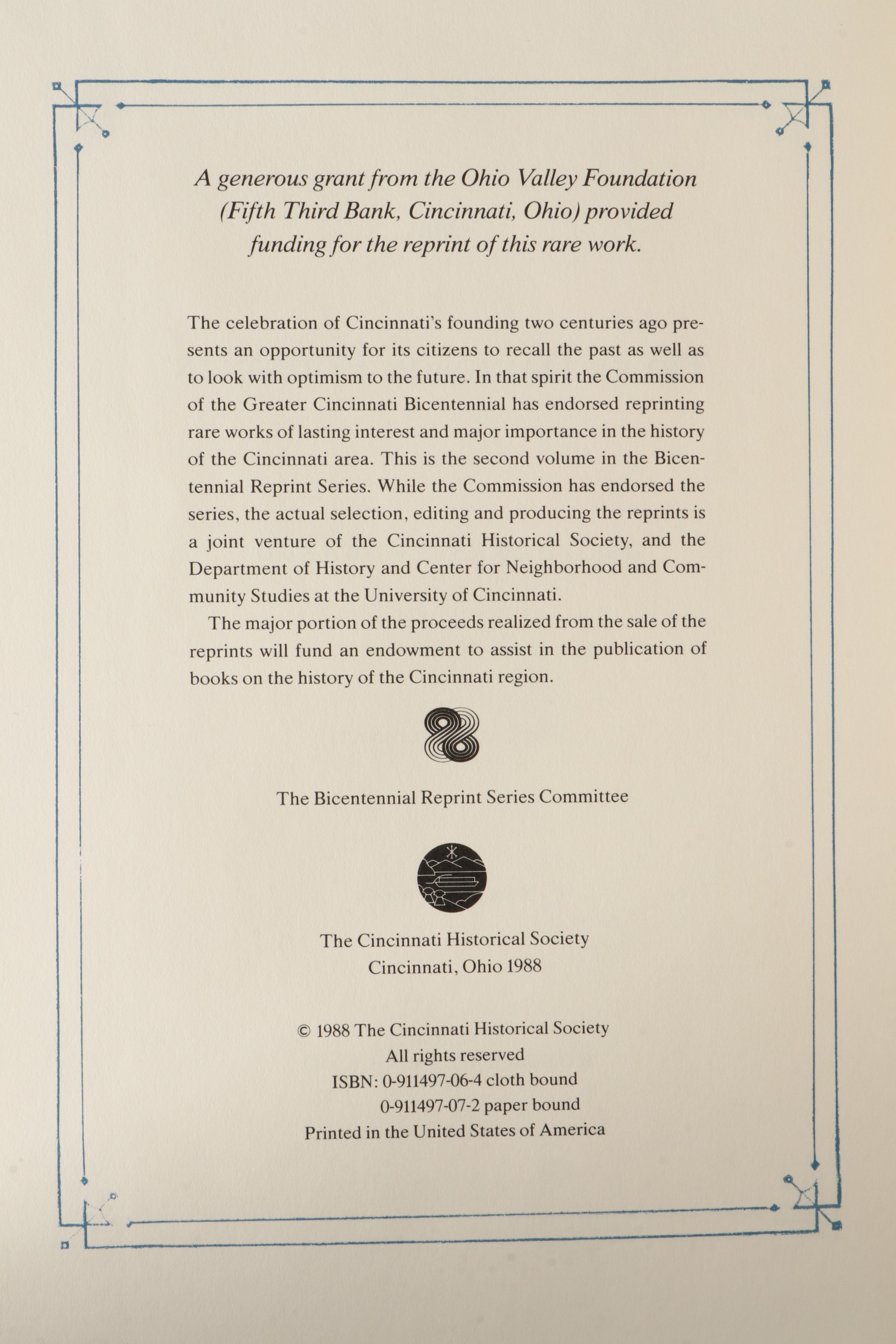 "The Bicentennial Guide to Greater Cincinnati" with More Books