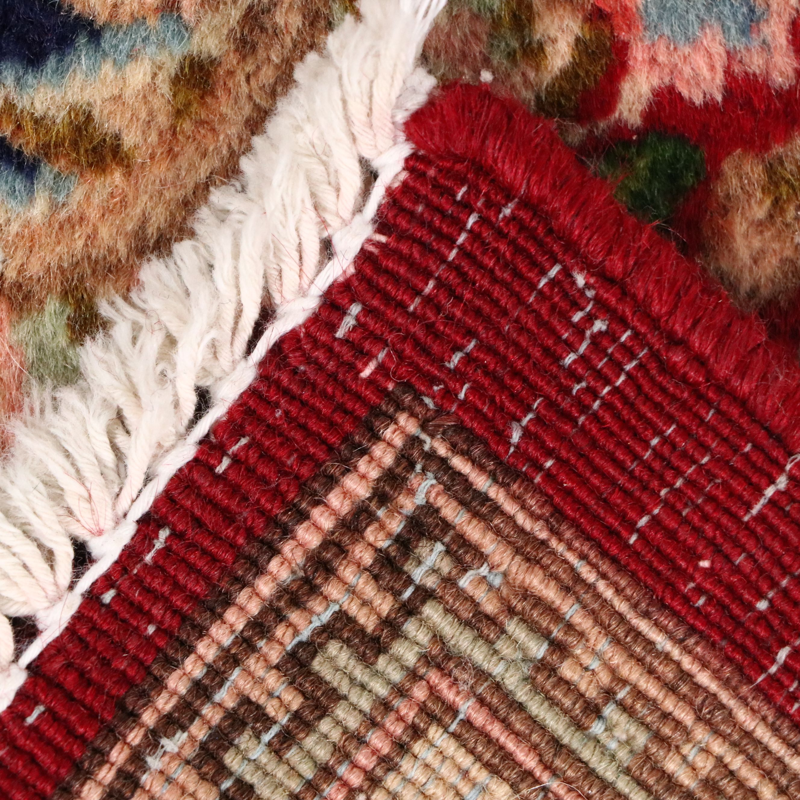 6'10 x 9'6 Hand-Knotted Persian Kerman Area Rug