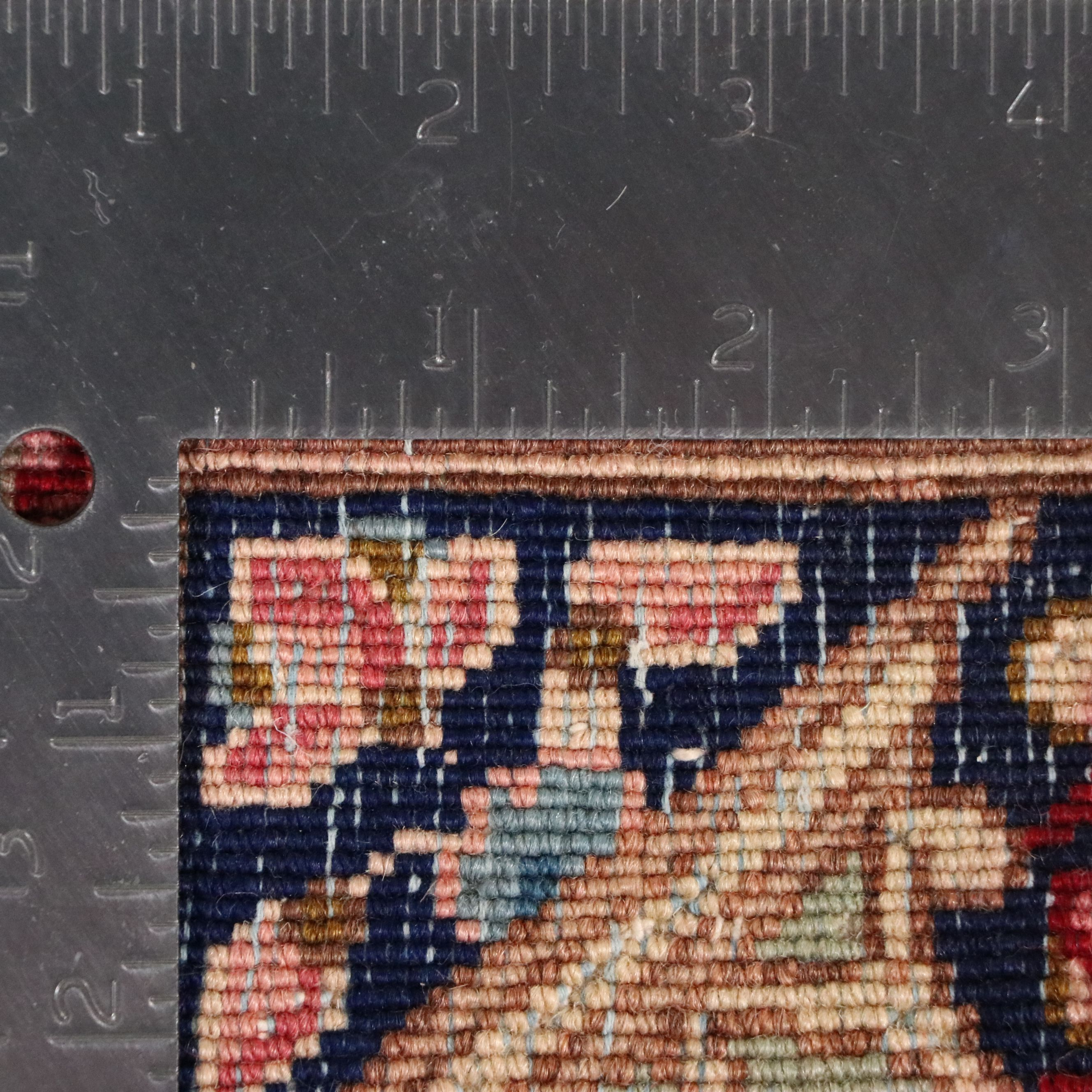 6'10 x 9'6 Hand-Knotted Persian Kerman Area Rug