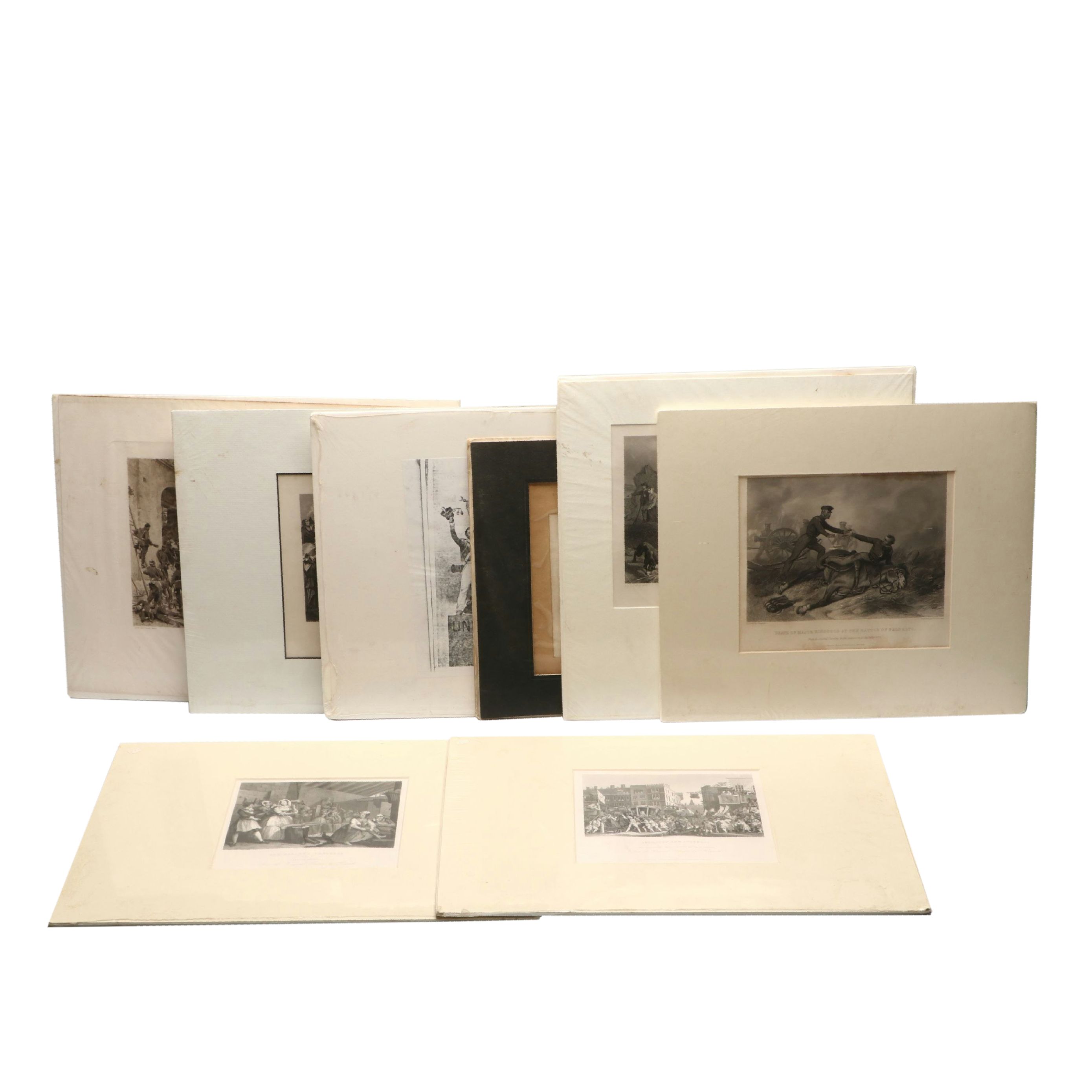 After William Hogarth "Industry and Idleness" with Other Antique Prints