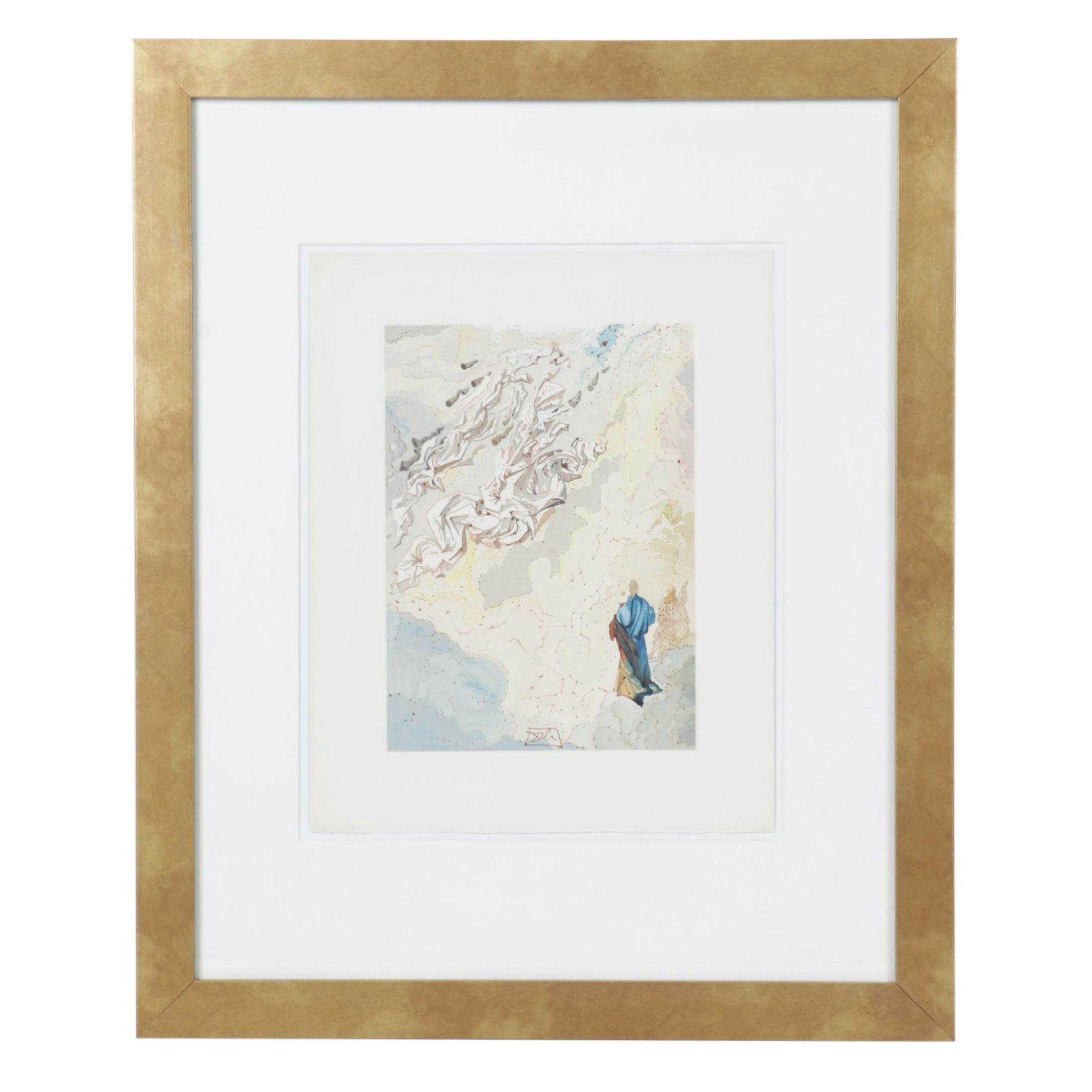 Salvador Dalí Wood Engraving "Le 6e ciel de Jupiter," 1960-1964