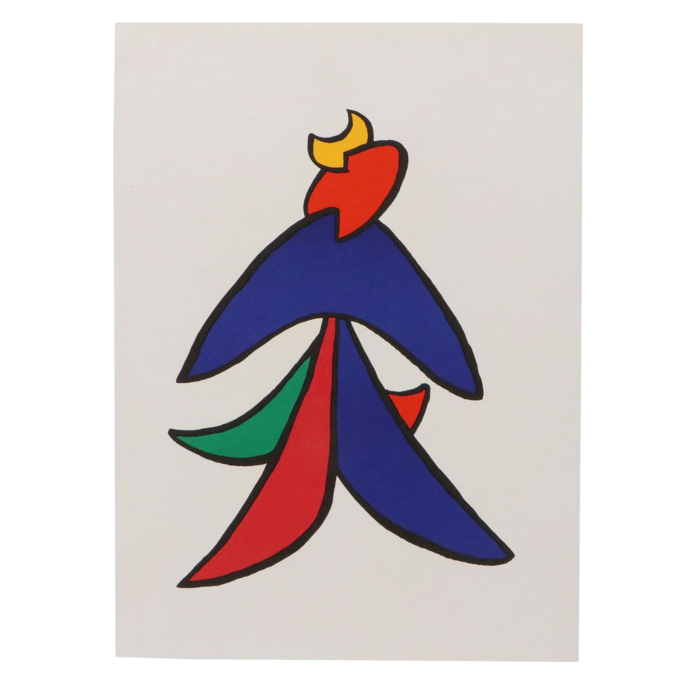 Color Lithograph After Alexander Calder from "Derrière le Miroir #141," 1963