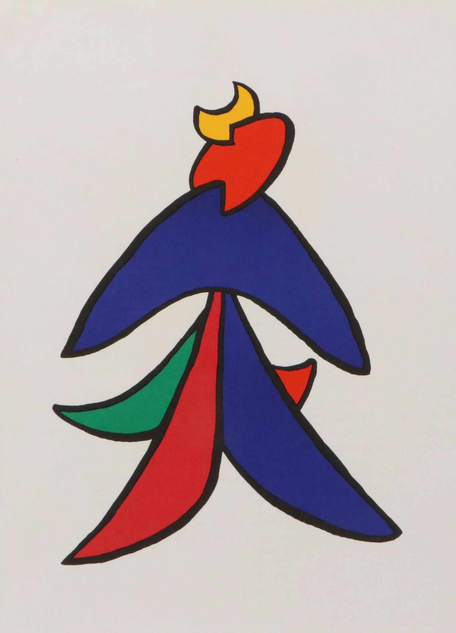 Color Lithograph After Alexander Calder from "Derrière le Miroir #141," 1963