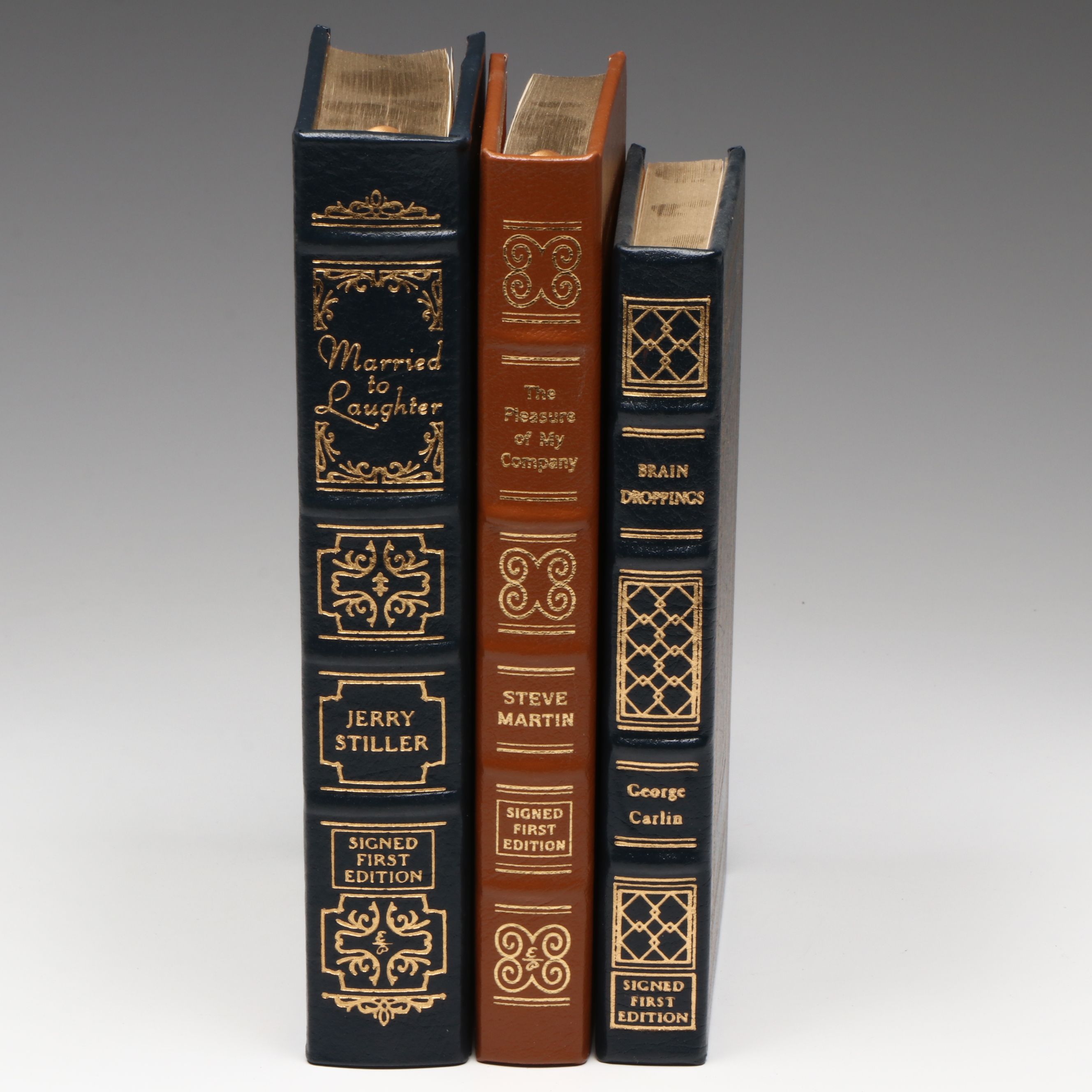 Easton Press Signed First Edition Books Featuring "Married to Laughter"