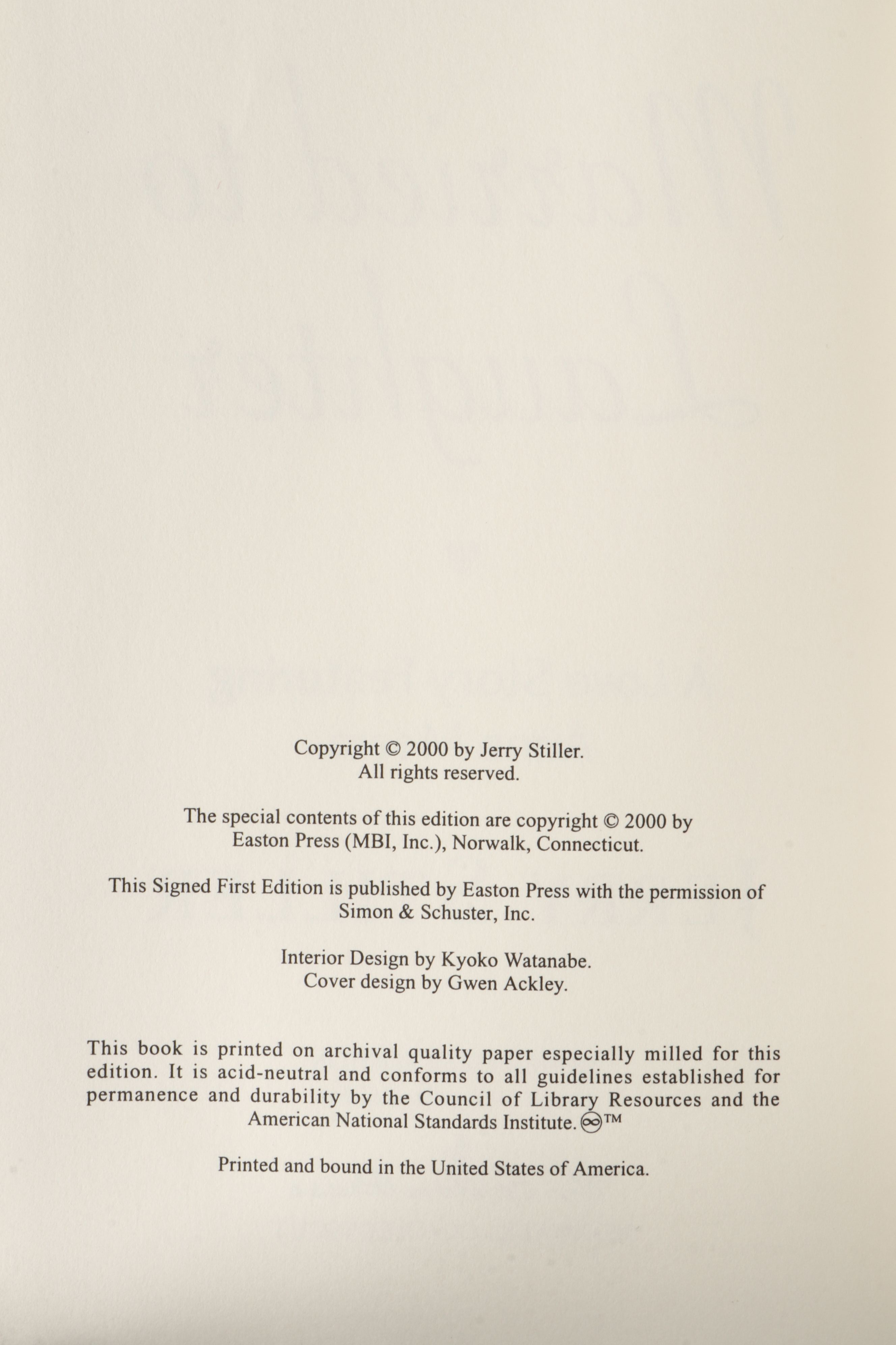 Easton Press Signed First Edition Books Featuring "Married to Laughter"