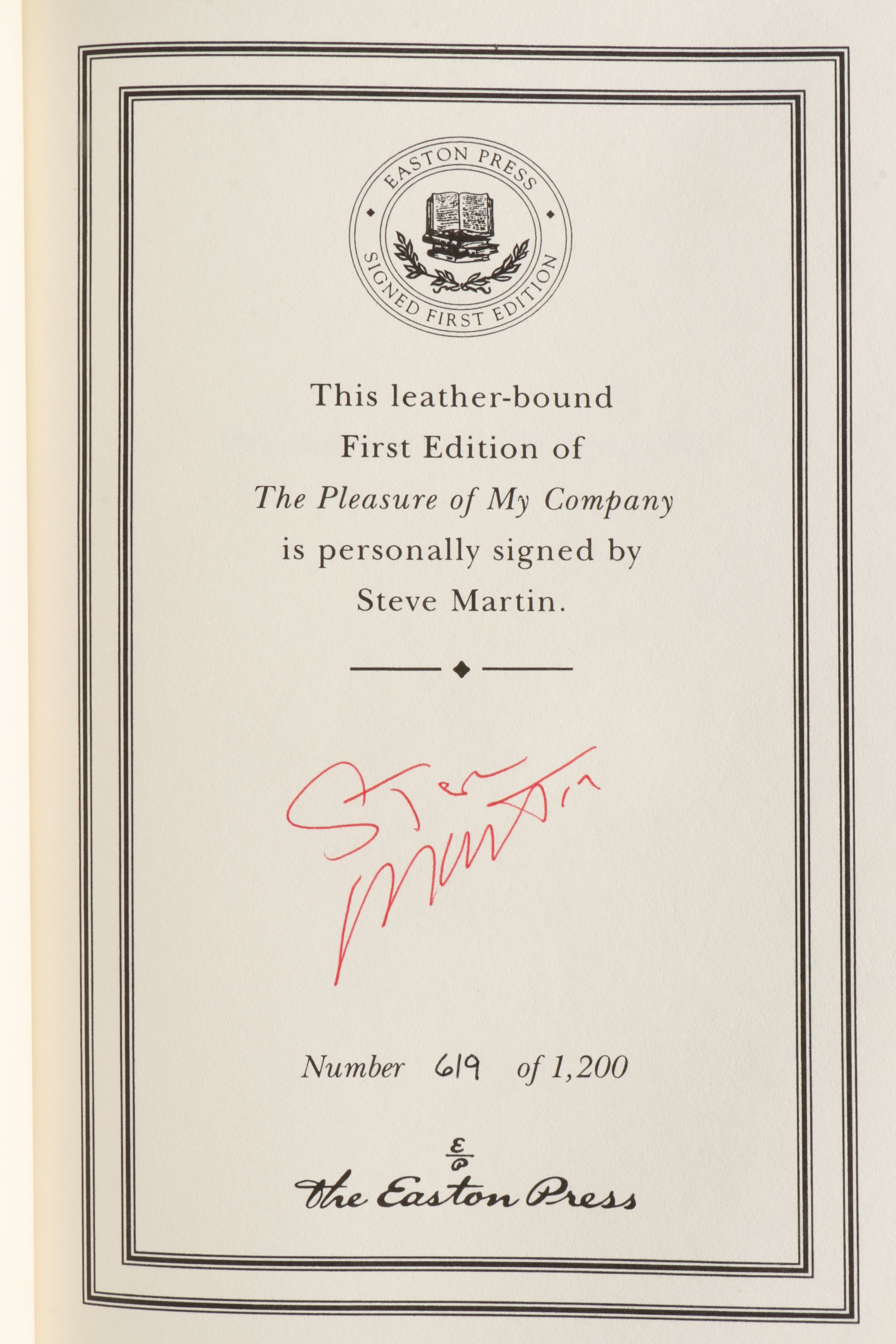 Easton Press Signed First Edition Books Featuring "Married to Laughter"