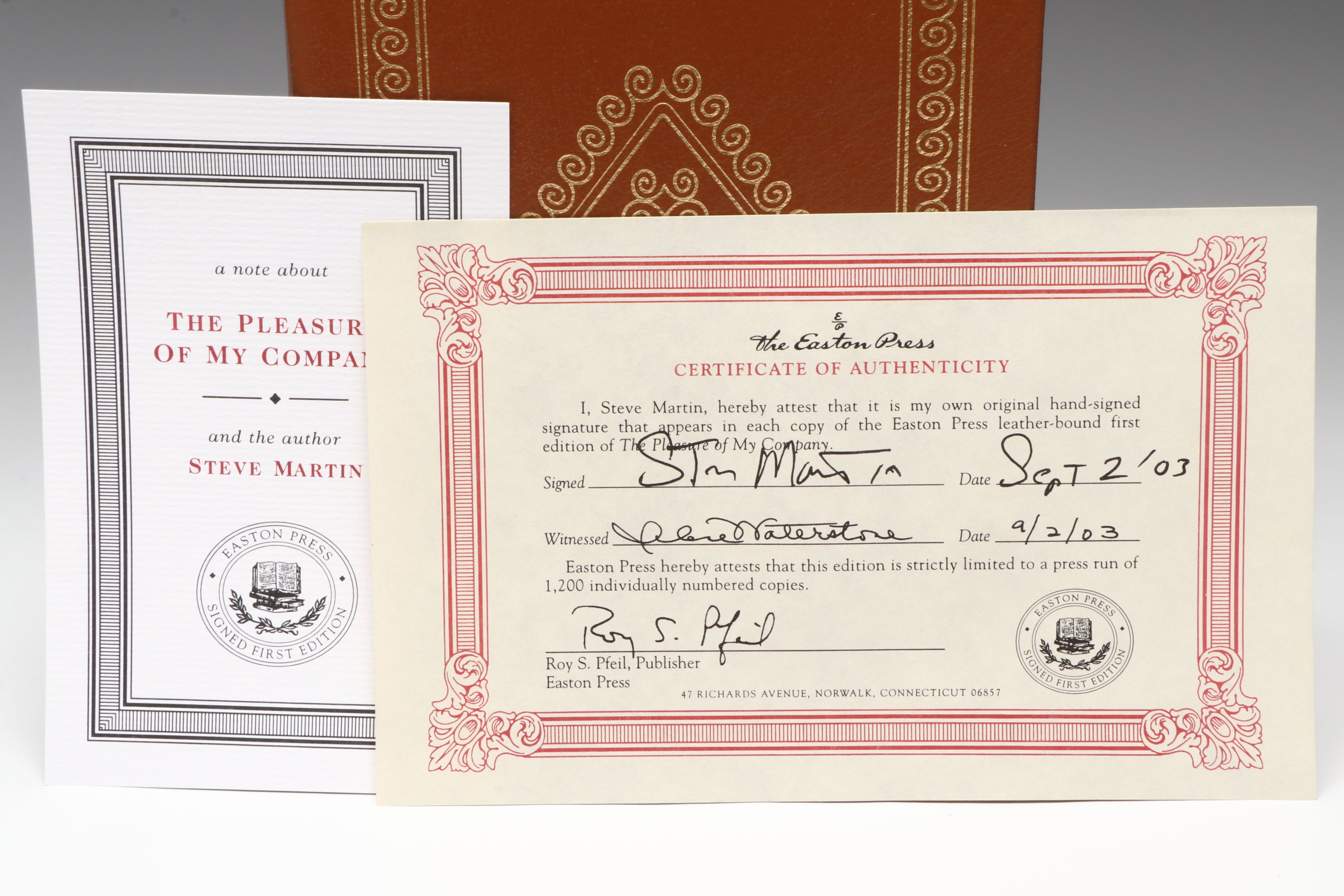 Easton Press Signed First Edition Books Featuring "Married to Laughter"