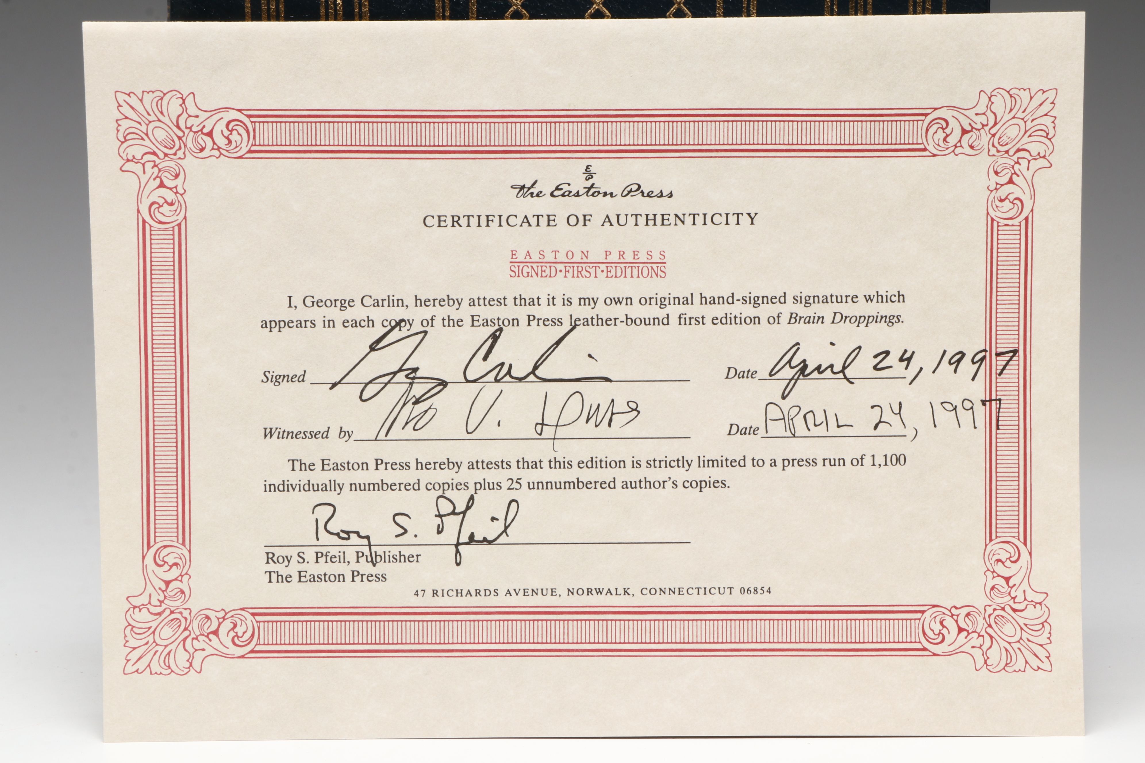 Easton Press Signed First Edition Books Featuring "Married to Laughter"