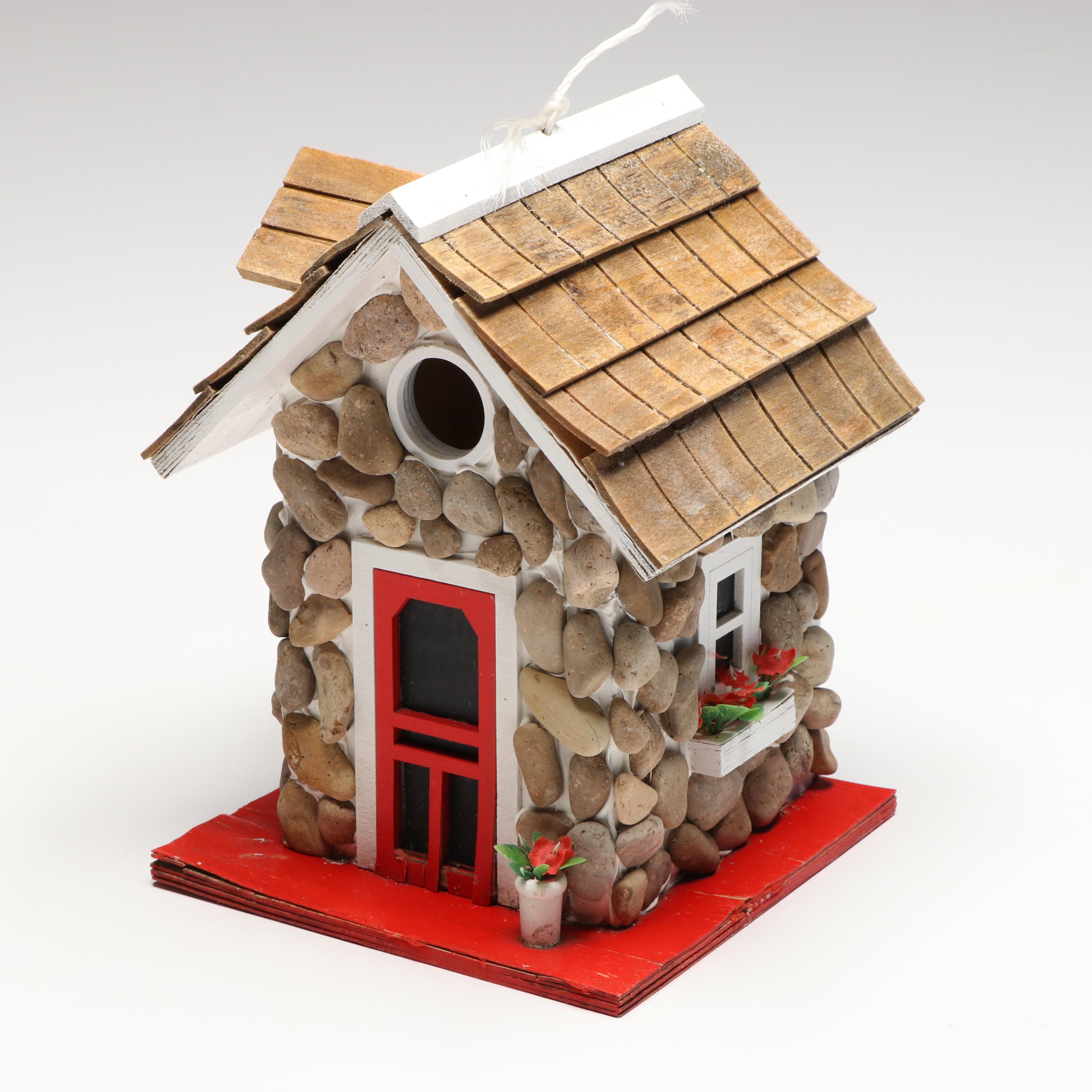 Regal Art & Craft Solar Hot Air Balloon Garden Lantern with Birdhouse