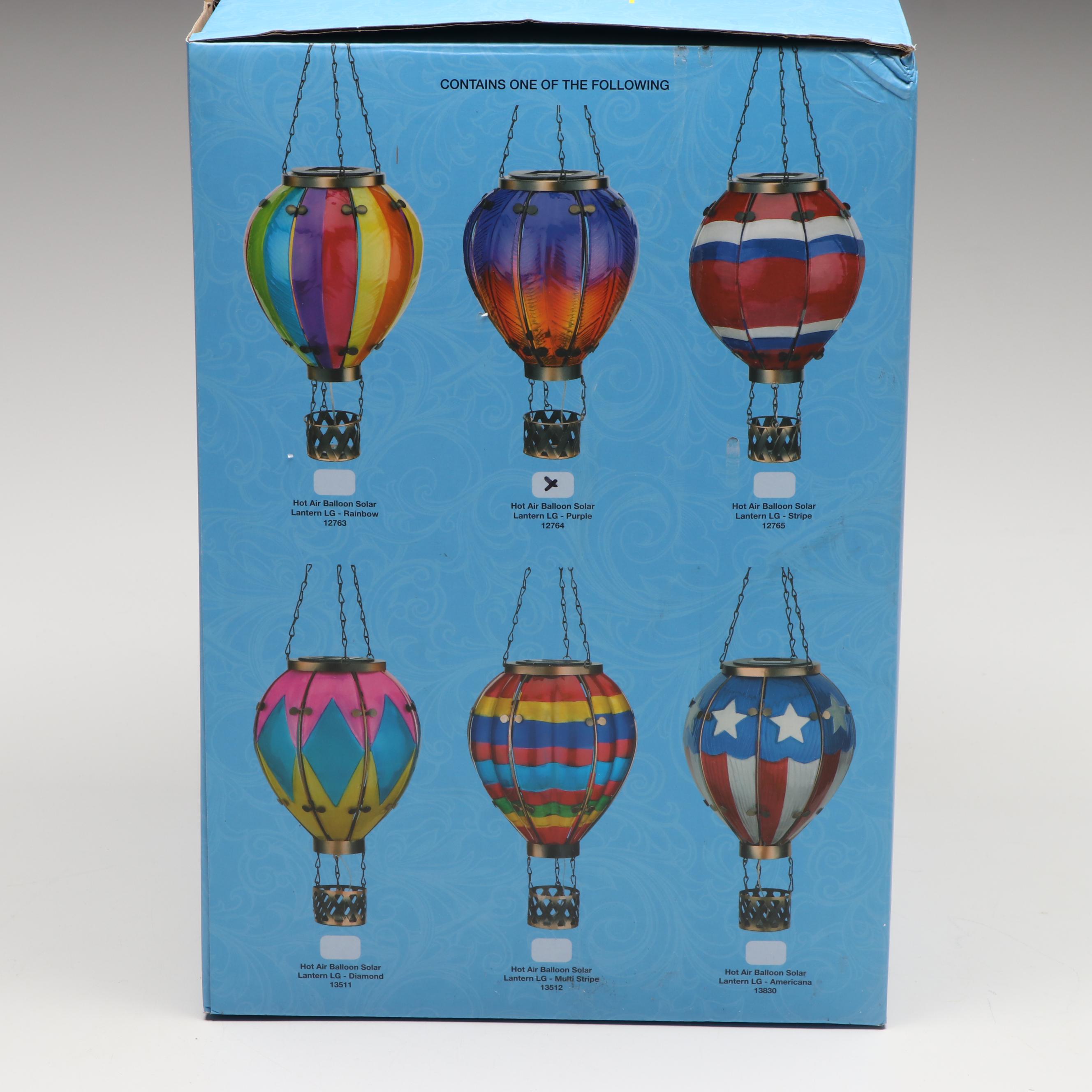 Regal Art & Craft Solar Hot Air Balloon Garden Lantern with Birdhouse