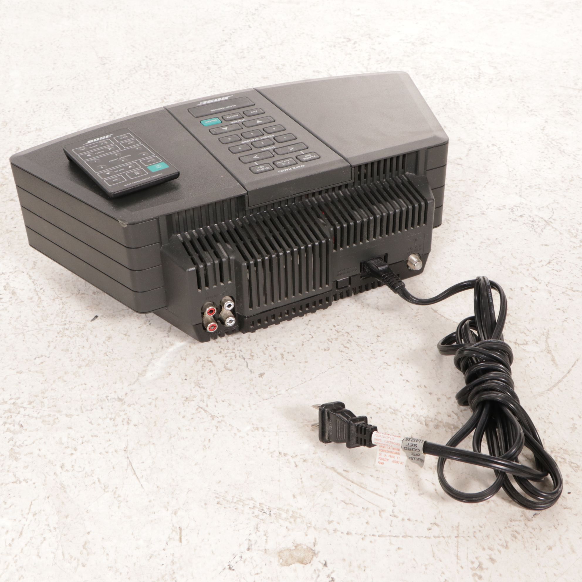 Bose Acoustimass 15 Home Theater Speaker System with Bose Wave Radio Alarm Clock