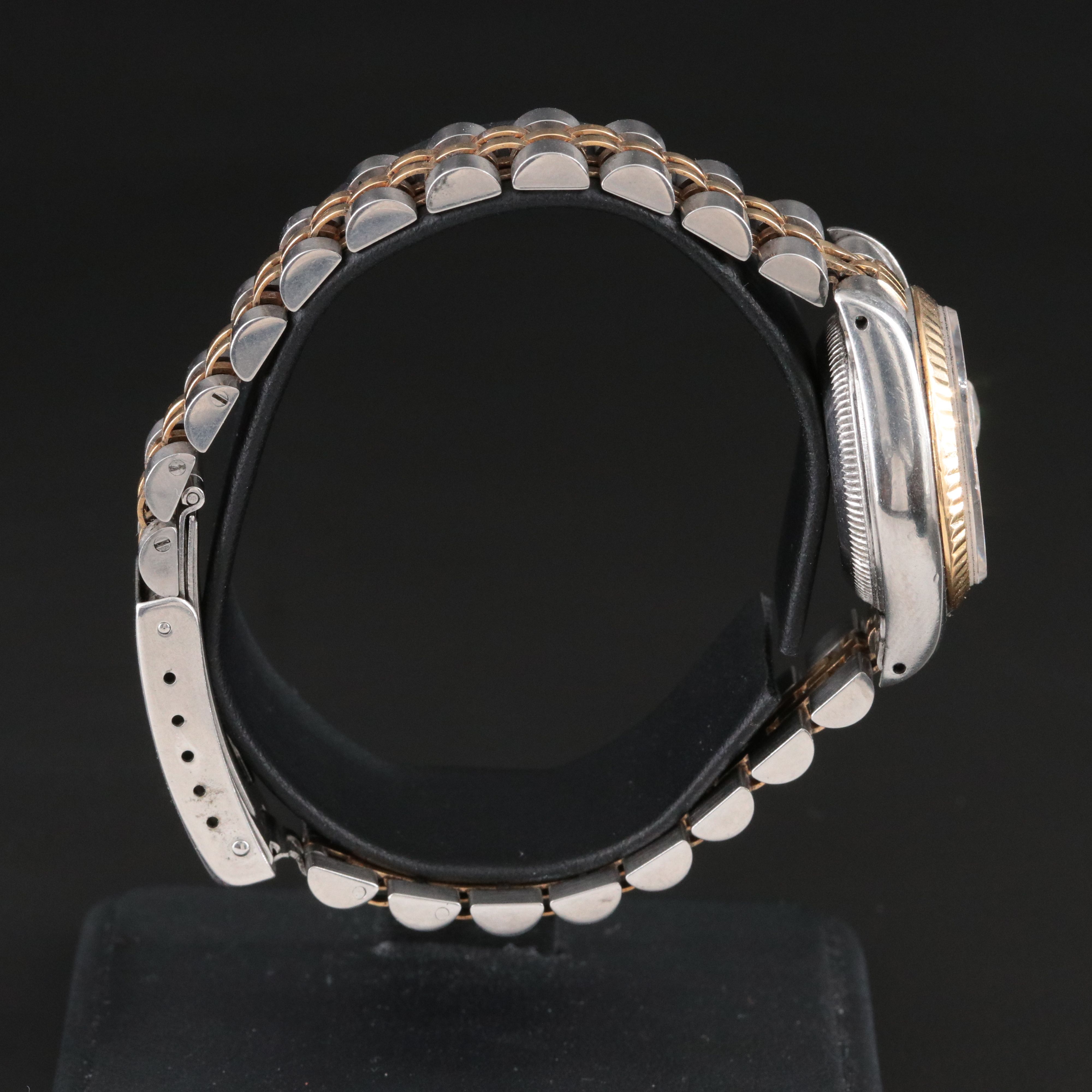 1990 Rolex Two Tone Datejust Watch