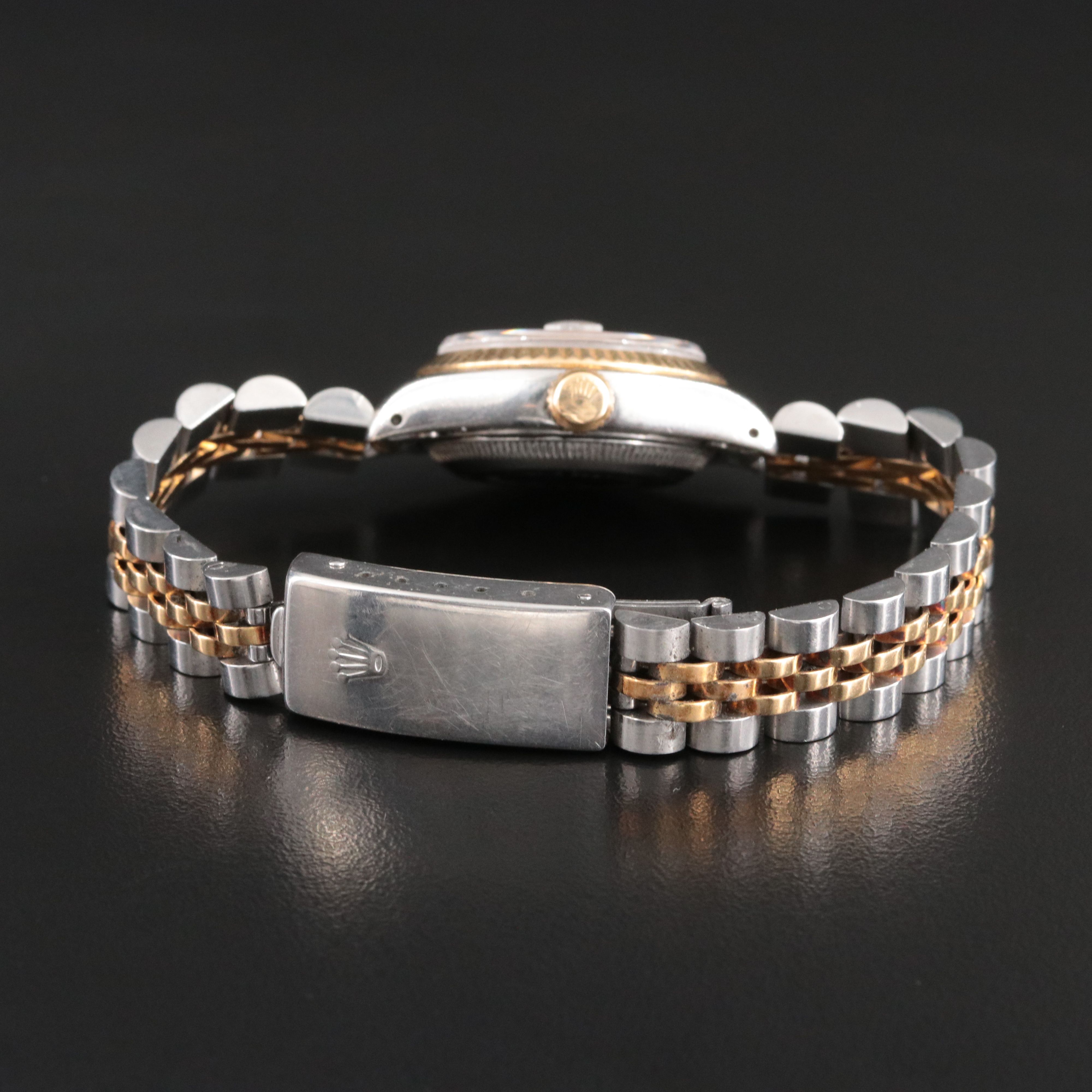 1990 Rolex Two Tone Datejust Watch