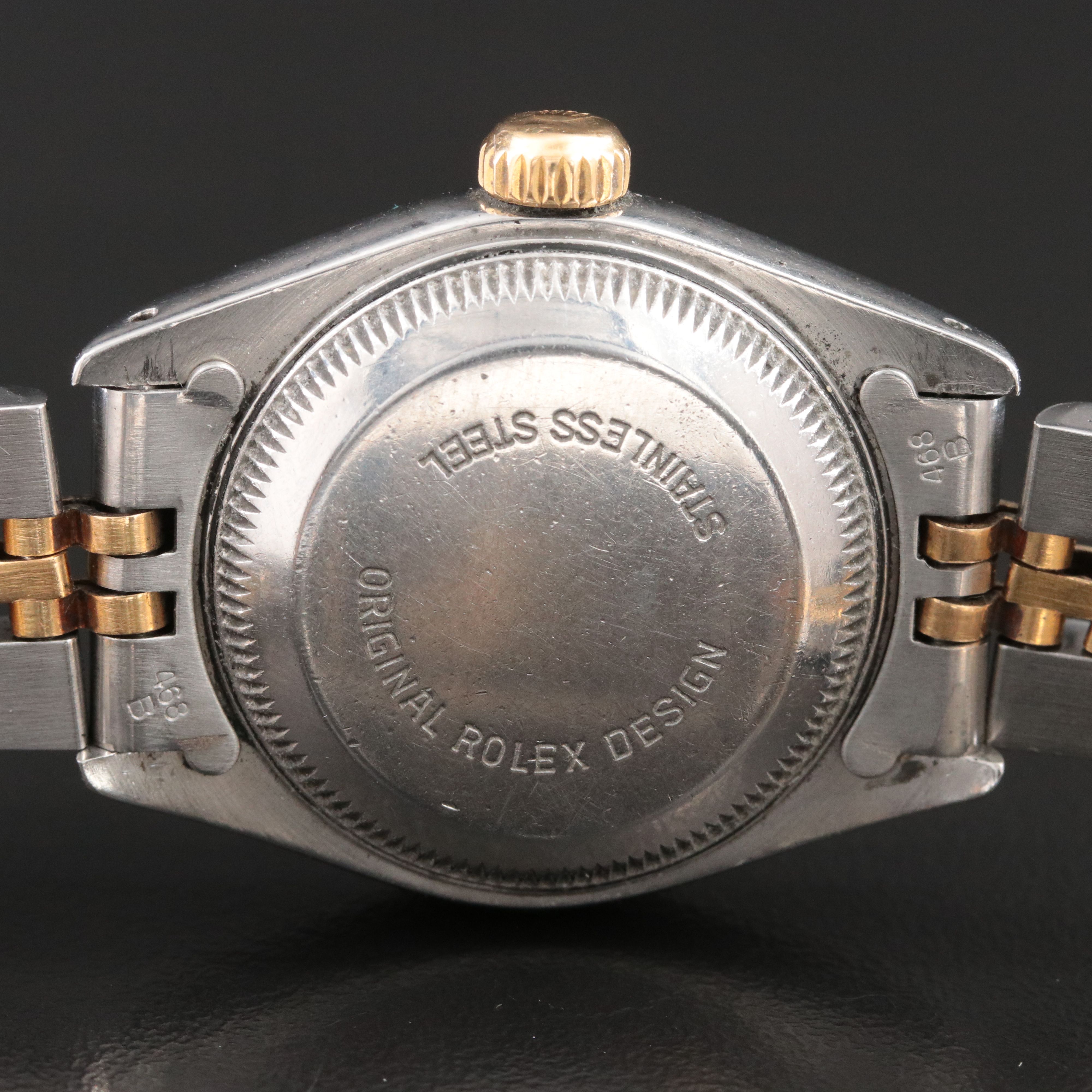 1990 Rolex Two Tone Datejust Watch