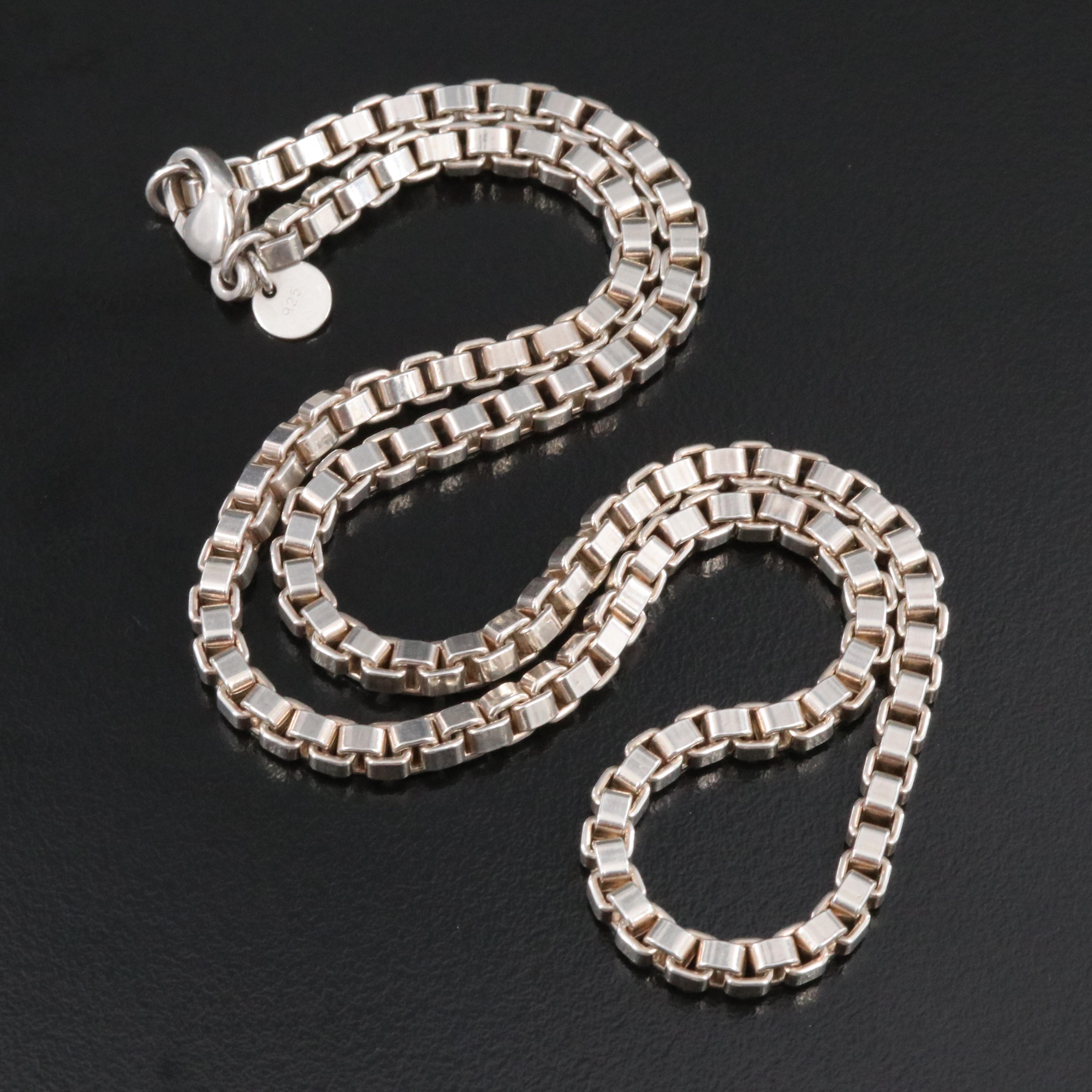 Tiffany & Co. Sterling Venetian Chain Necklace