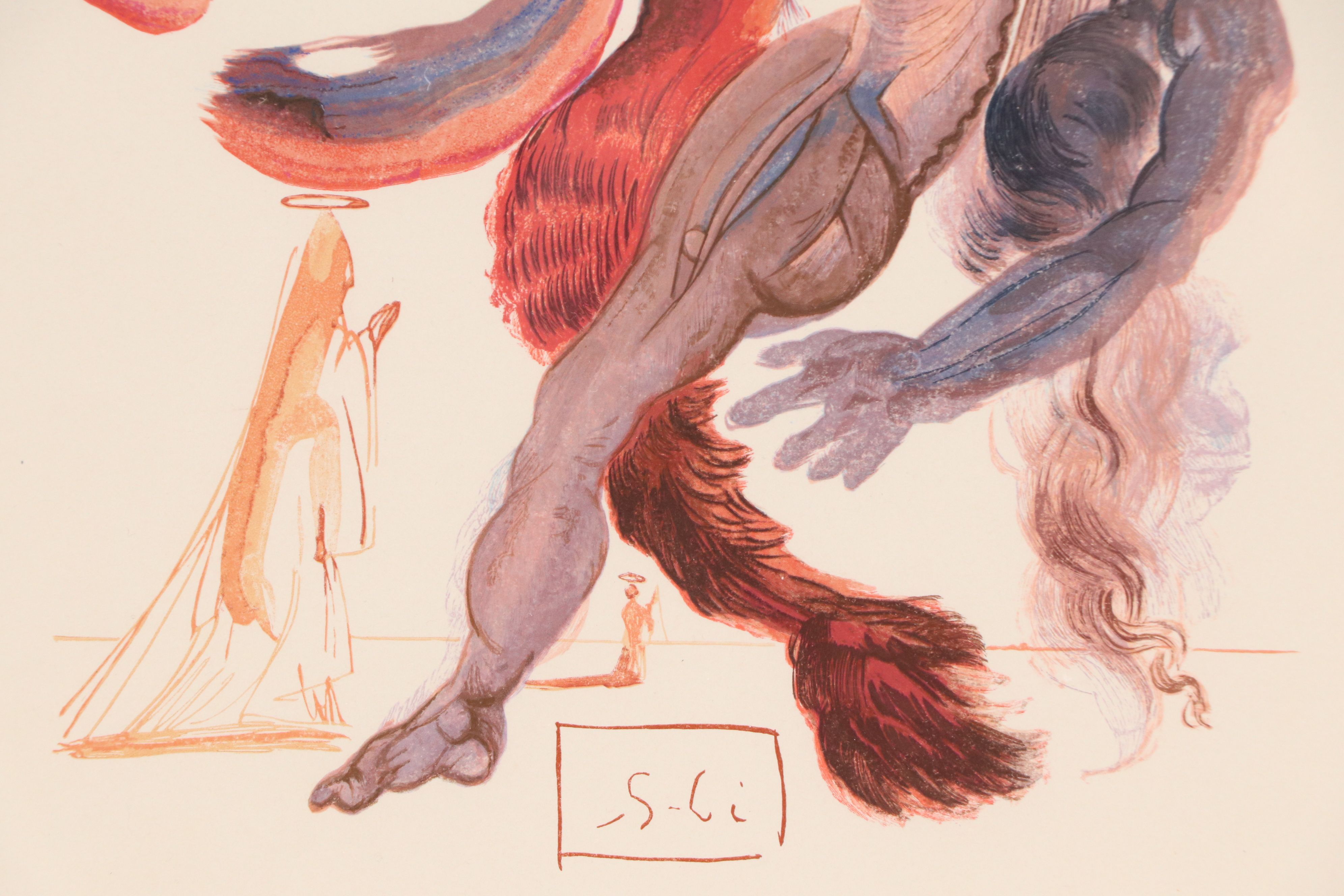 Salvador Dalí Wood Engraving "La Quatrième Corniche," 1959-1963