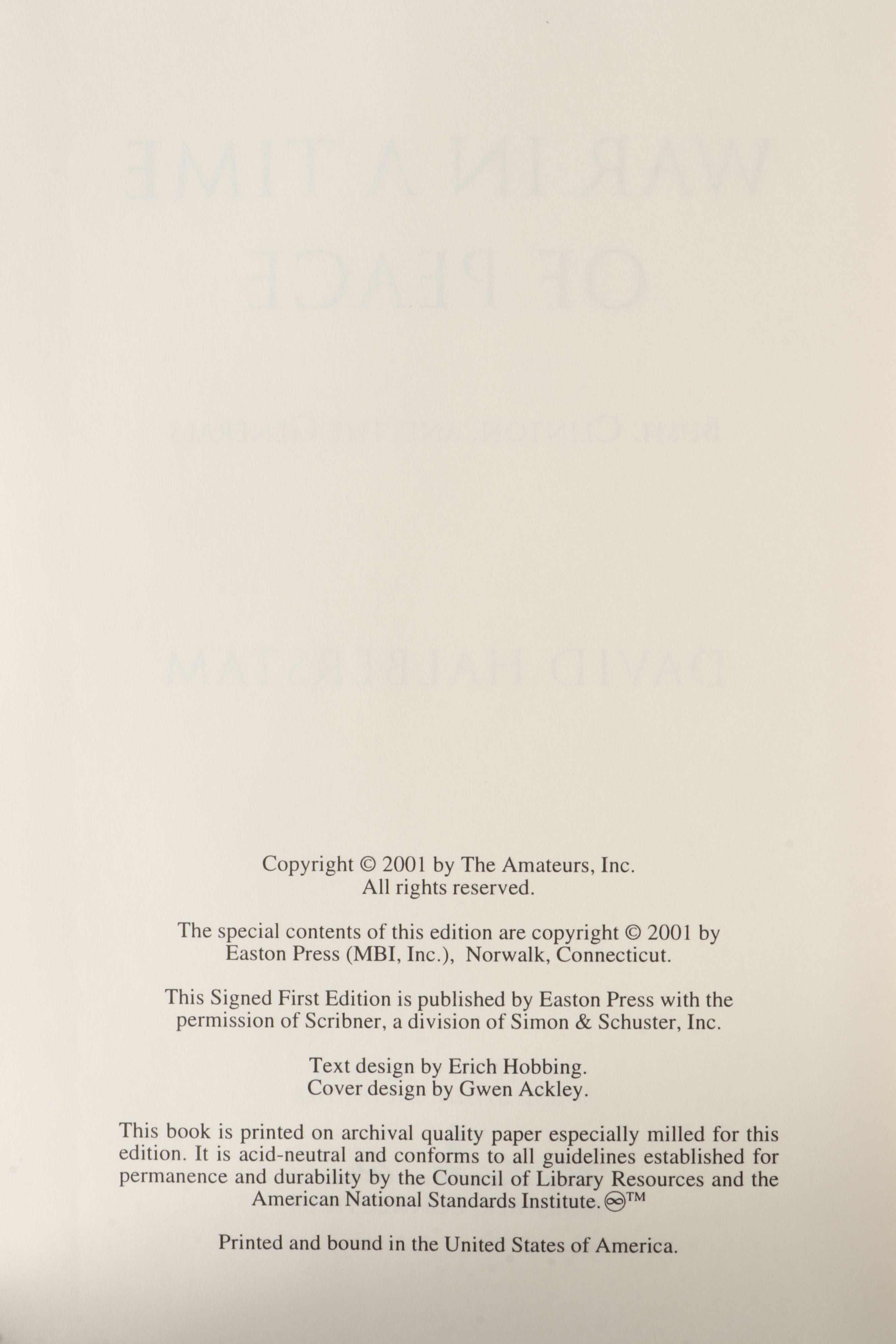 Signed First Edition "This Side of Peace" with More Signed First Edition Books