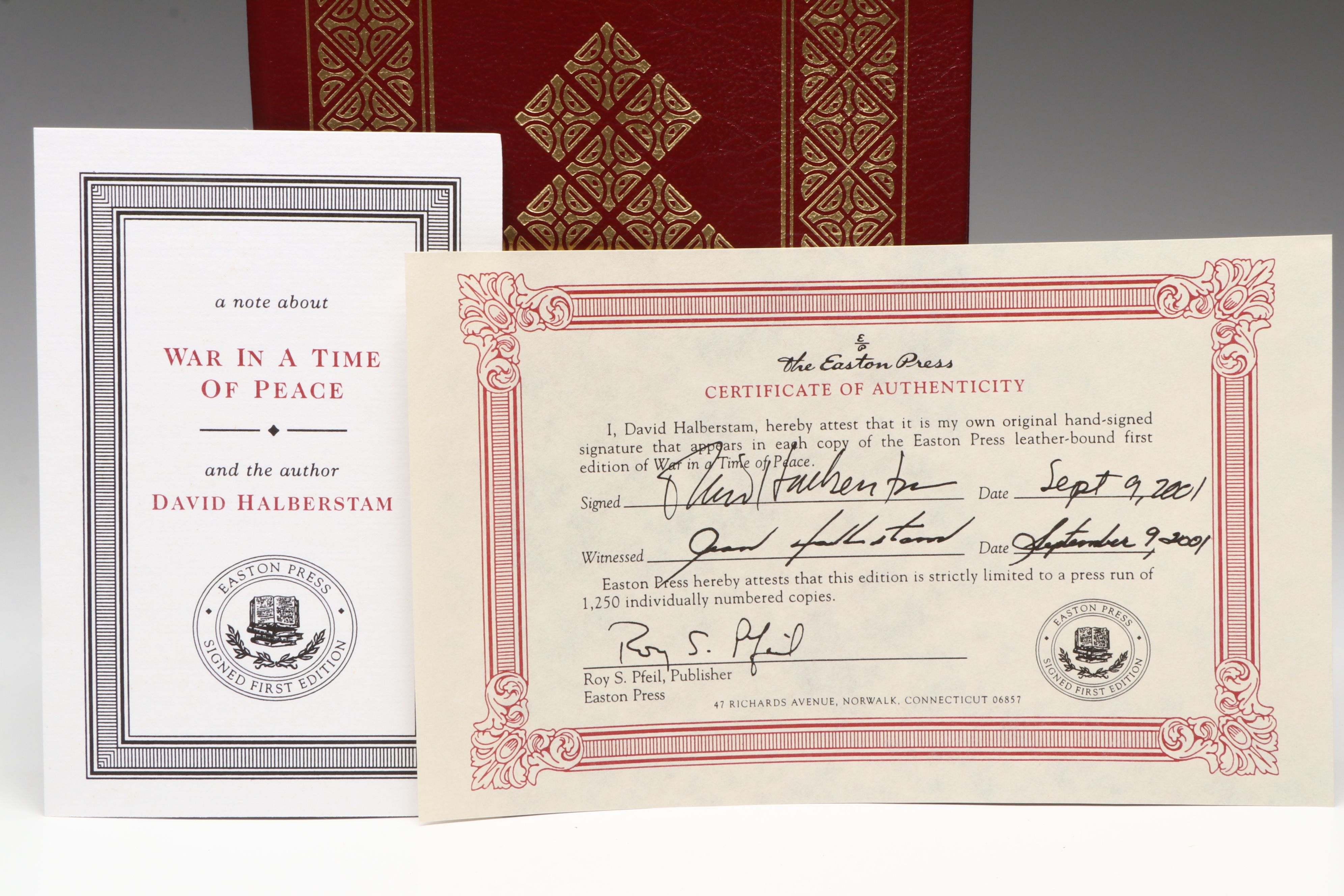 Signed First Edition "This Side of Peace" with More Signed First Edition Books