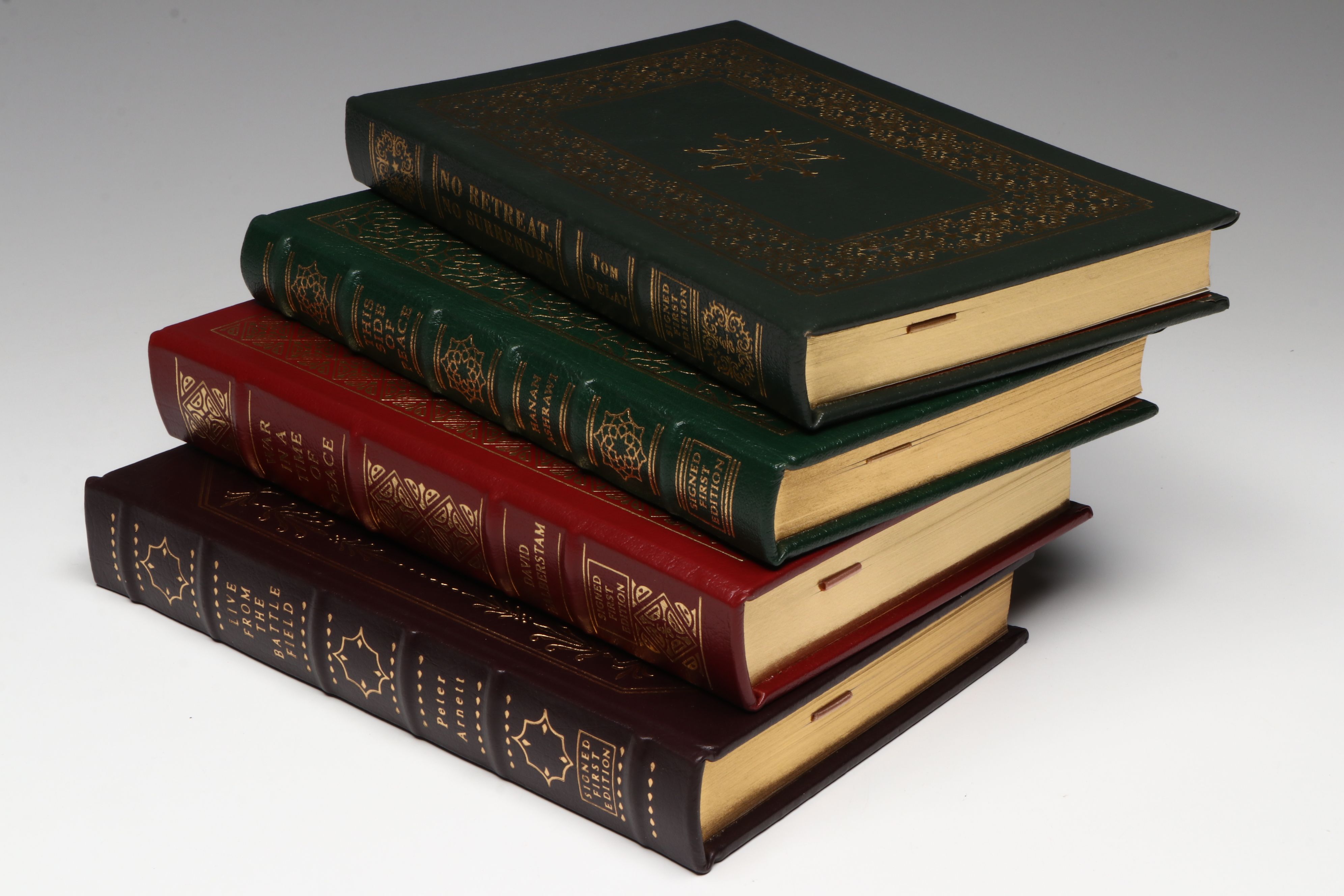 Signed First Edition "This Side of Peace" with More Signed First Edition Books