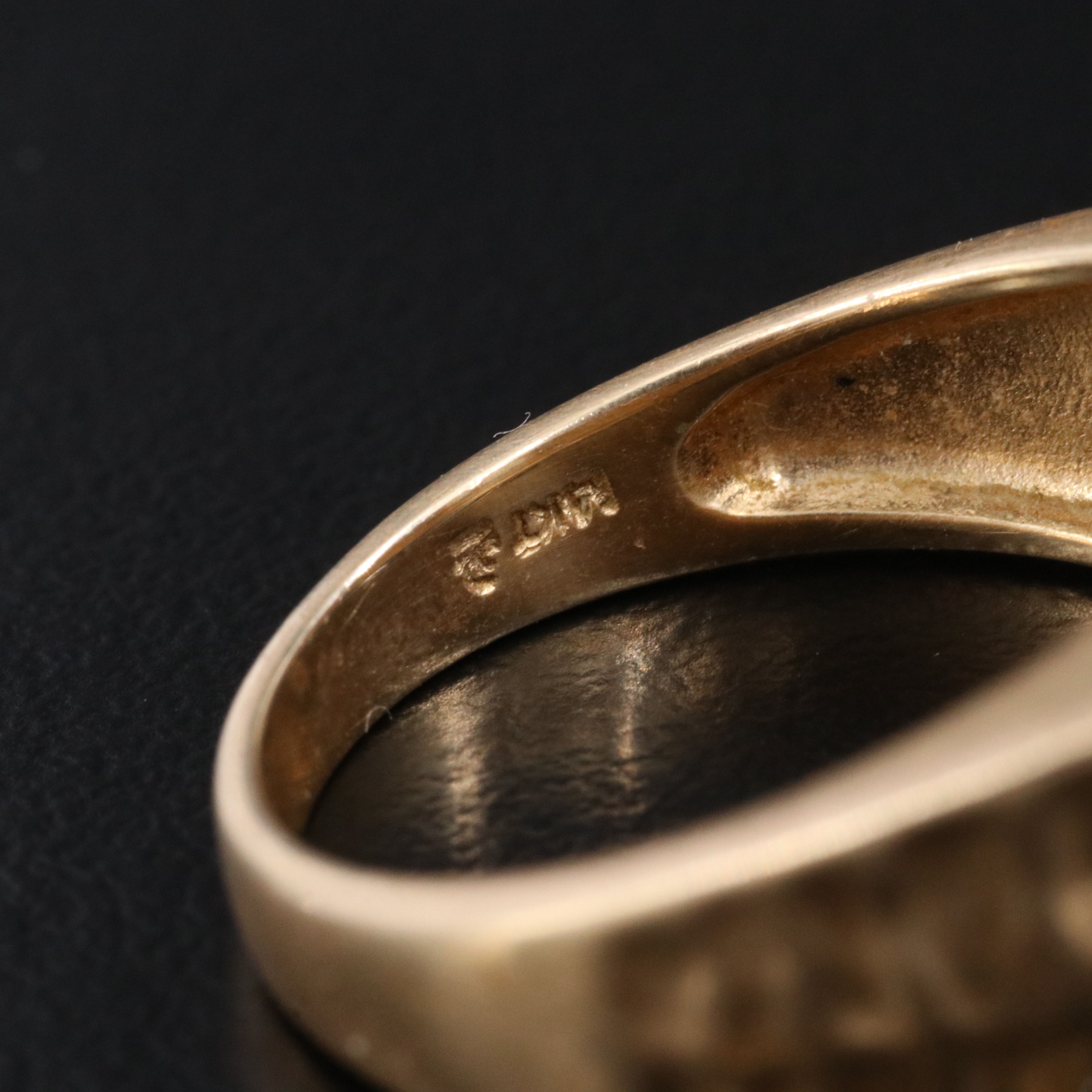 Vintage 14K Gem Semi-Mounting Ring