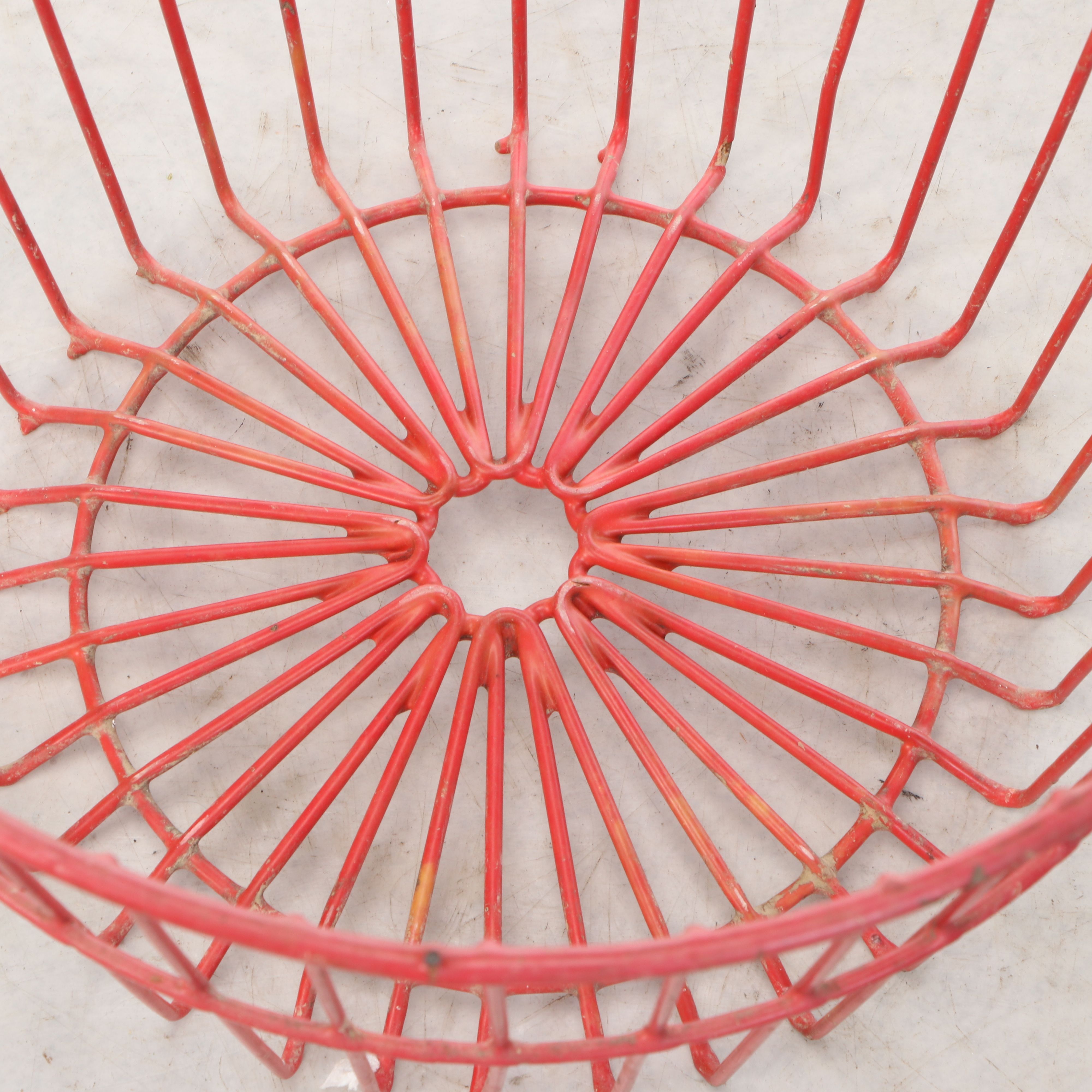 Vintage Wire Egg Gathering Baskets