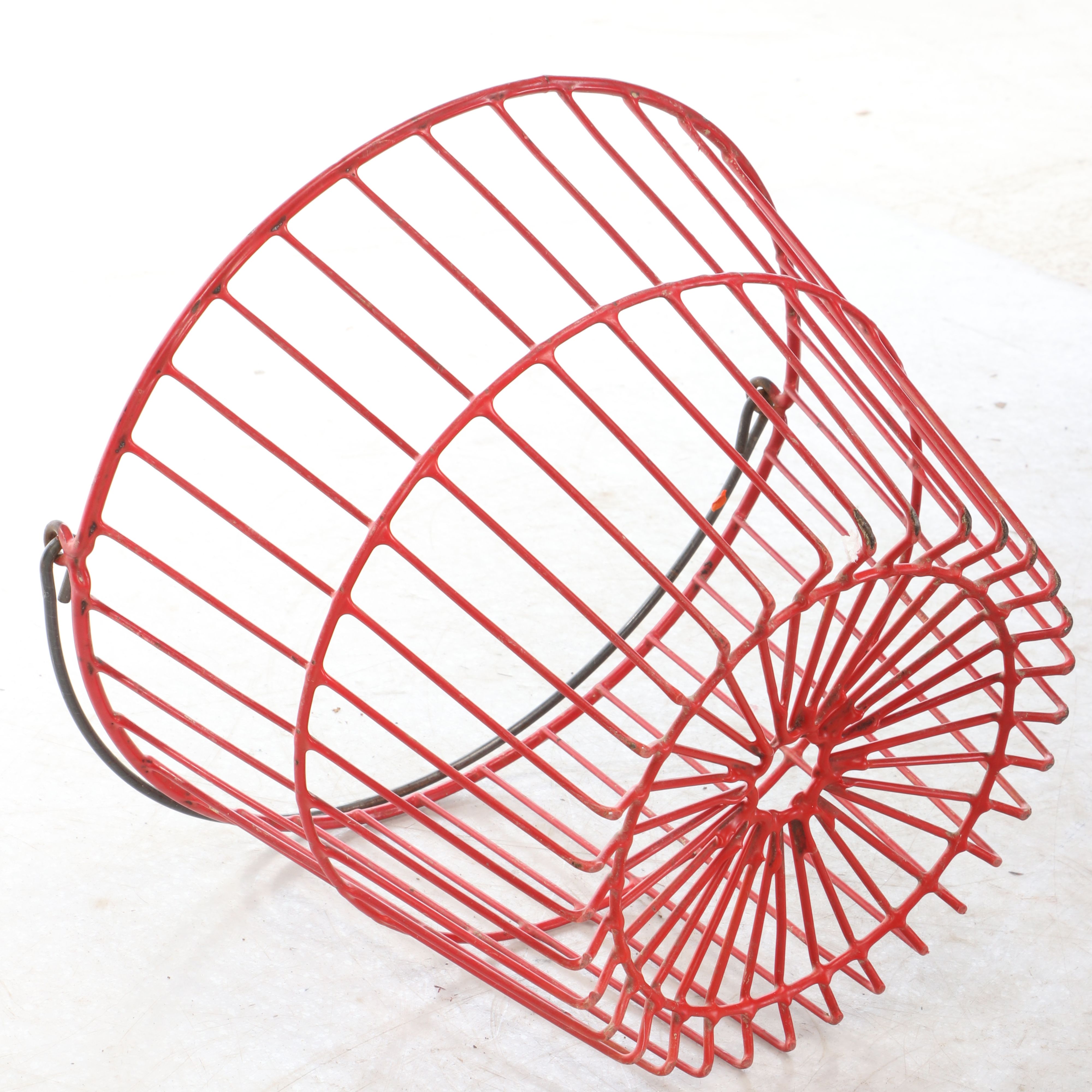 Vintage Wire Egg Gathering Baskets