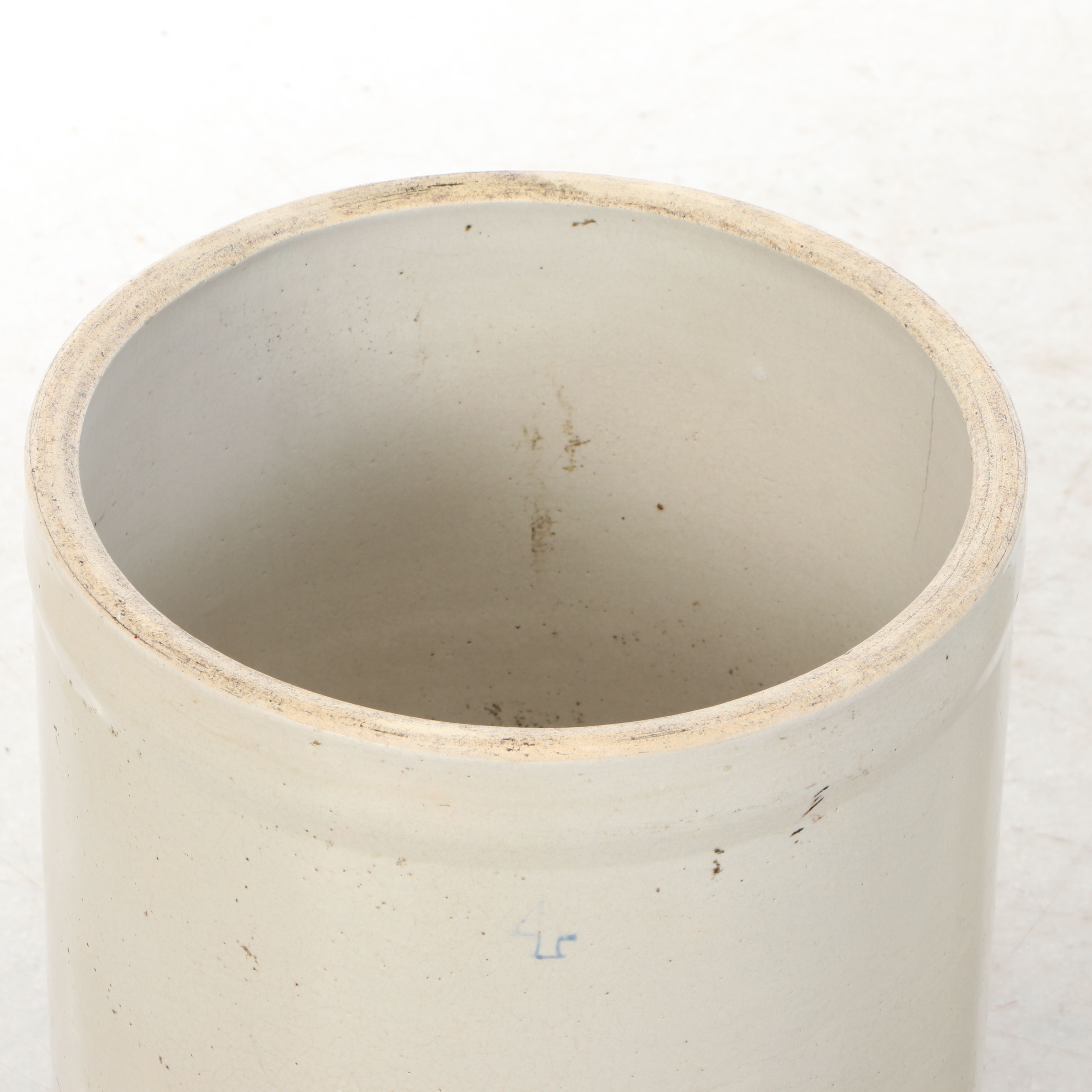 Pair of Large Stoneware Crocks