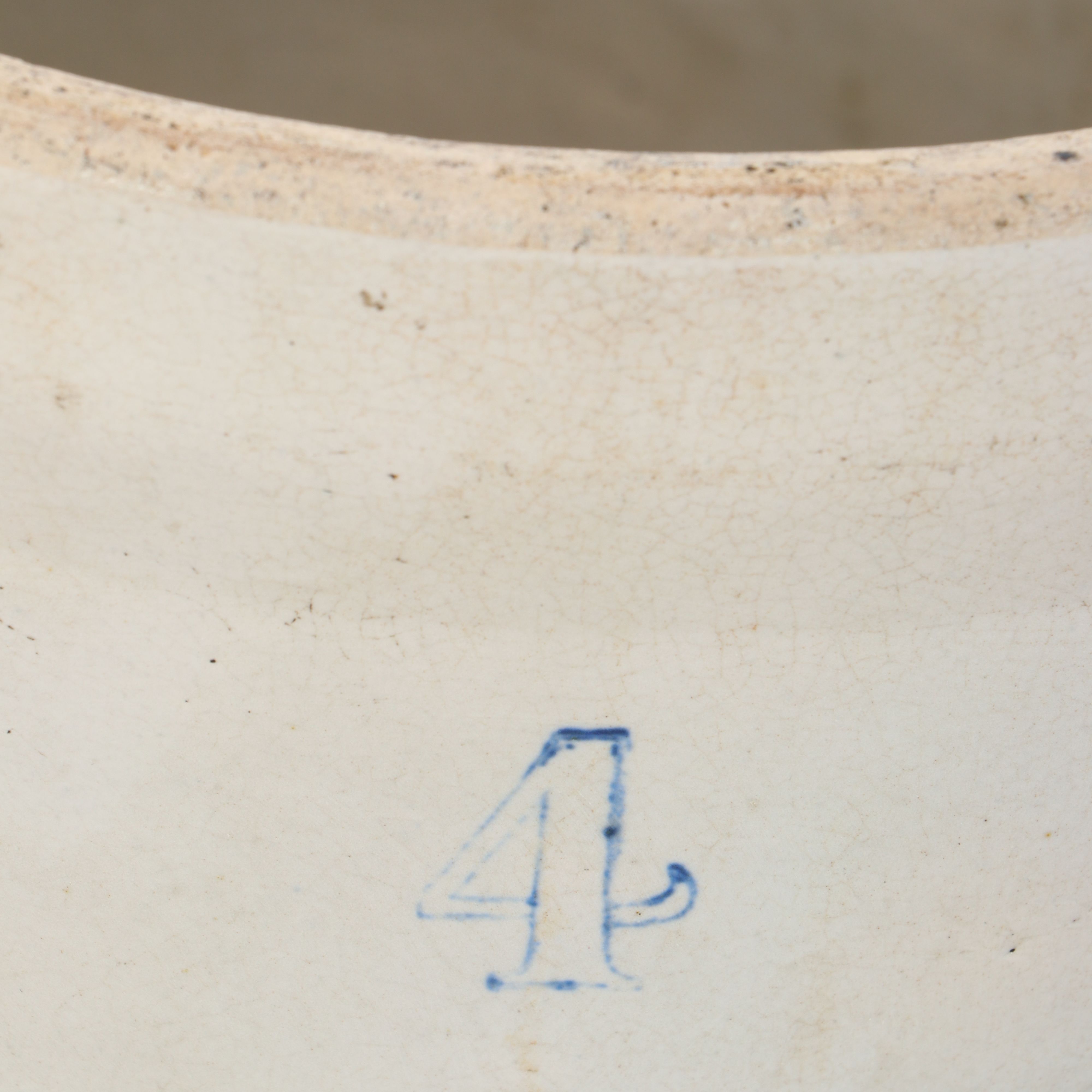 Pair of Large Stoneware Crocks