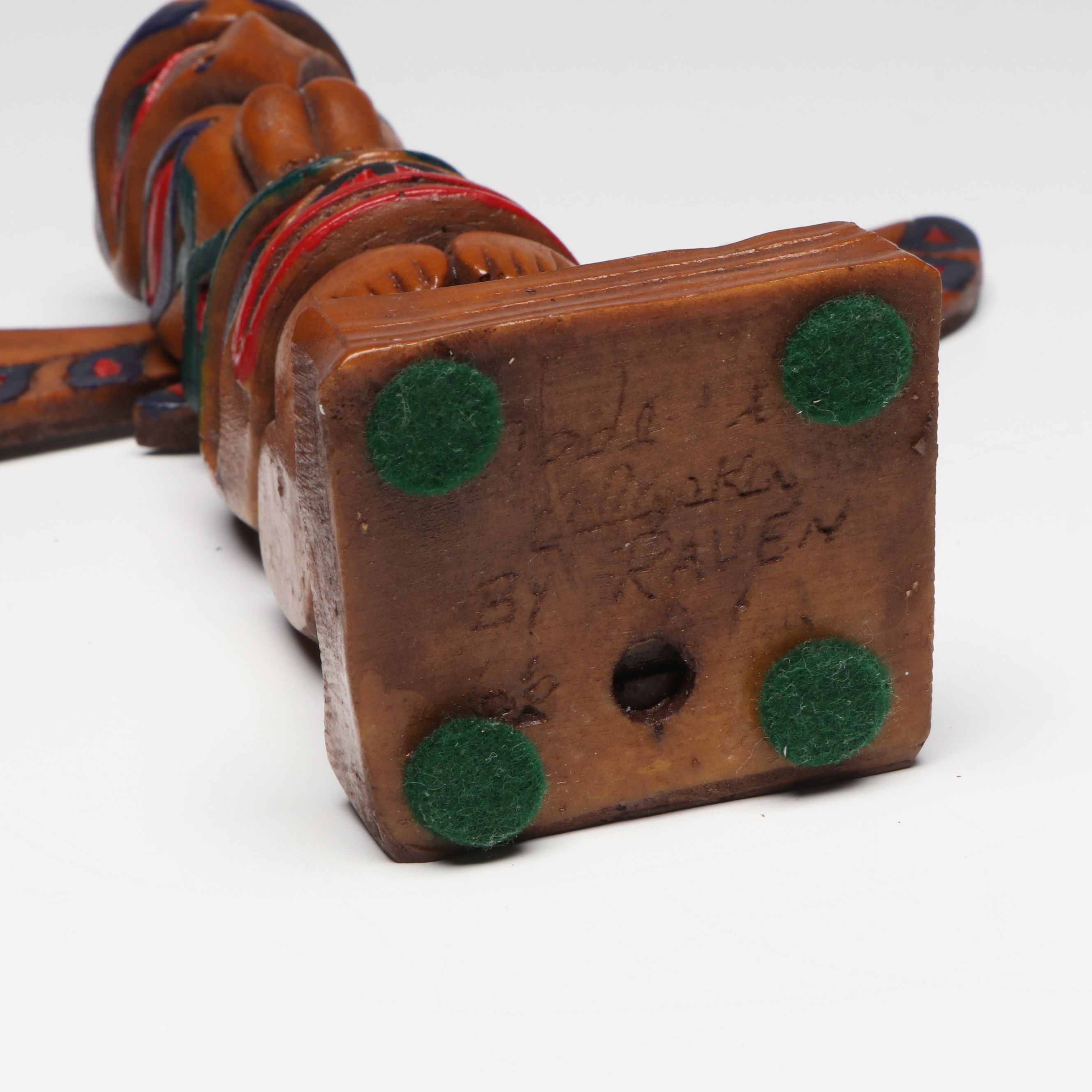 Pat Moore "Whale Song" Alaskan Carved Wood Totem and More