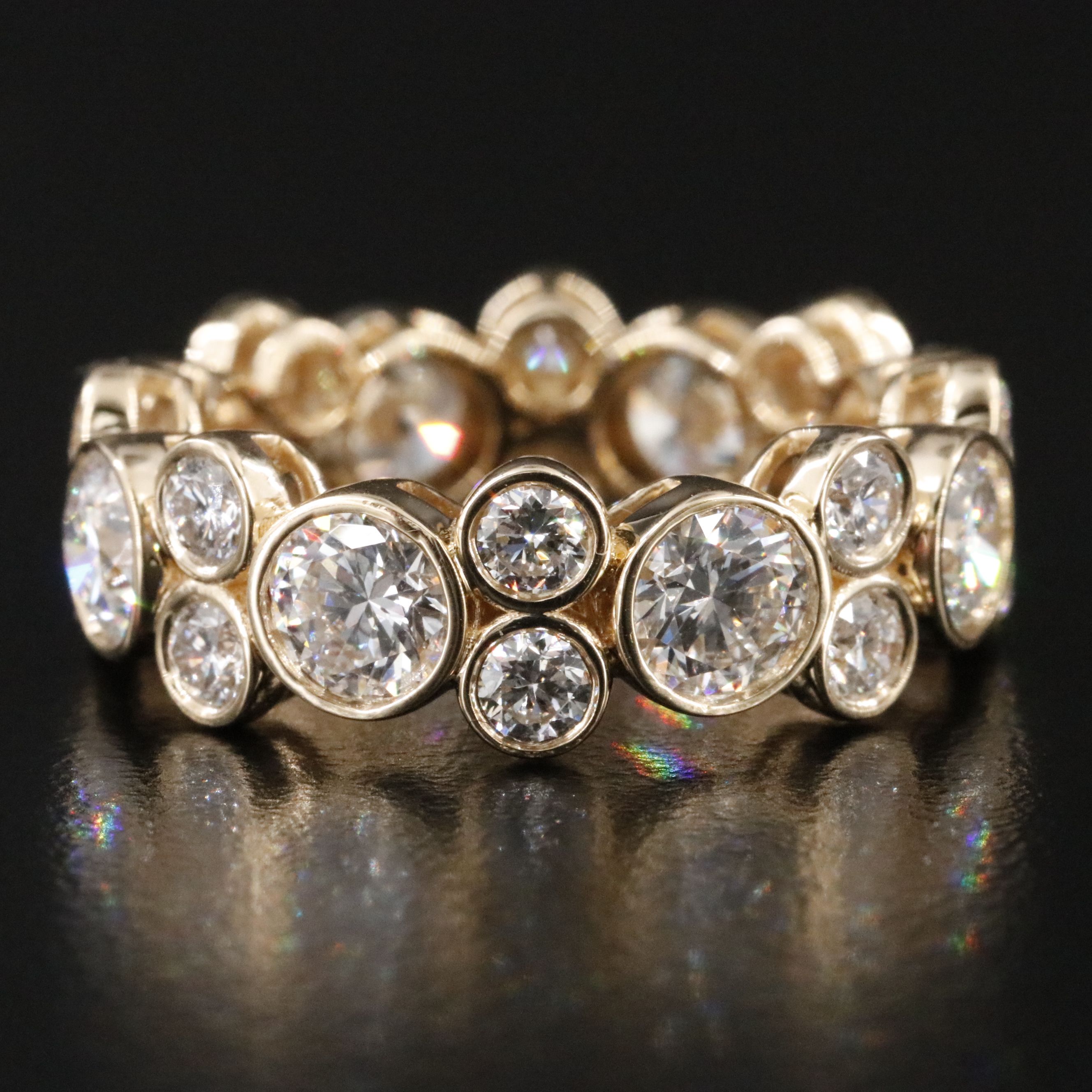 14K 4.73 CTW Lab Grown Diamond Eternity Band