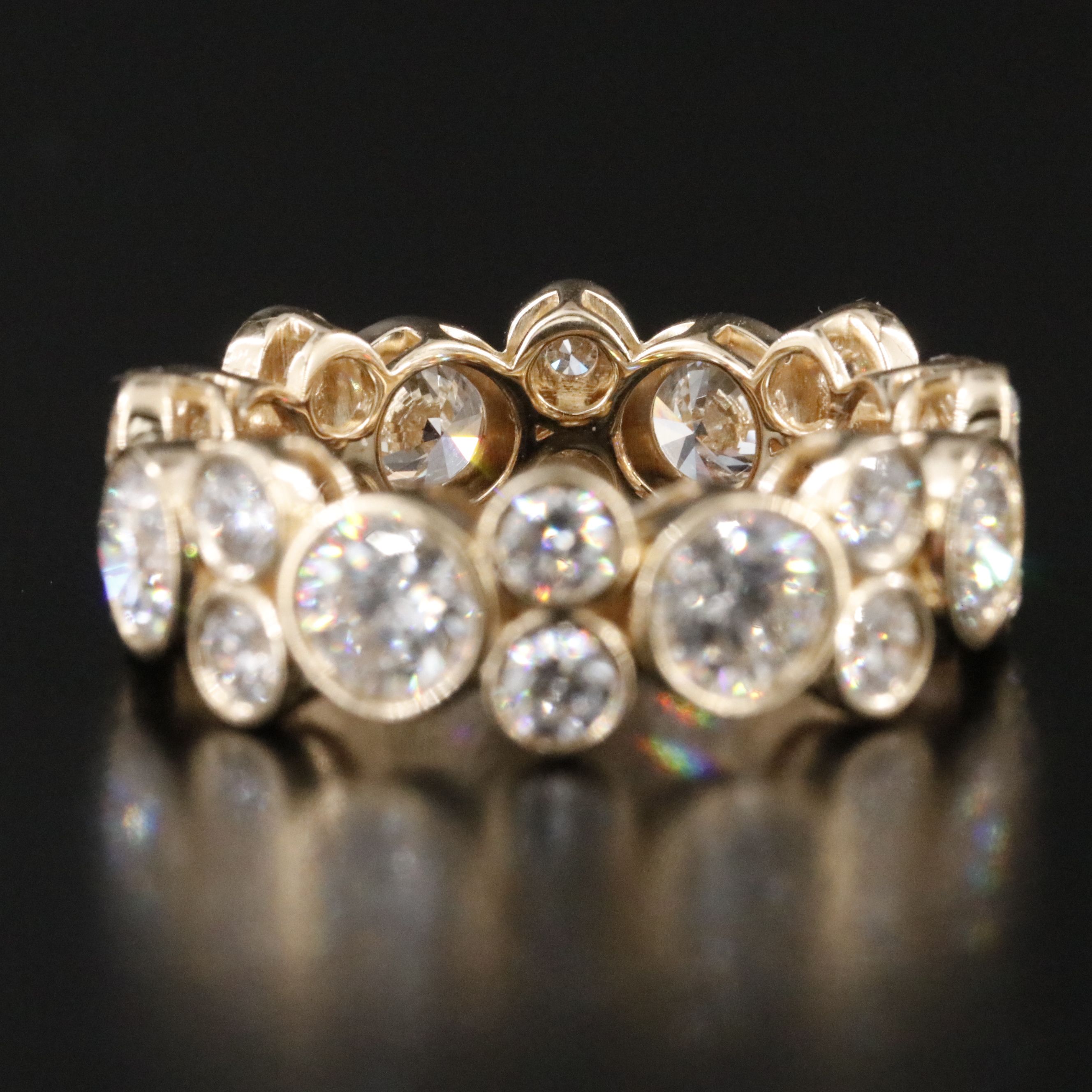 14K 4.73 CTW Lab Grown Diamond Eternity Band