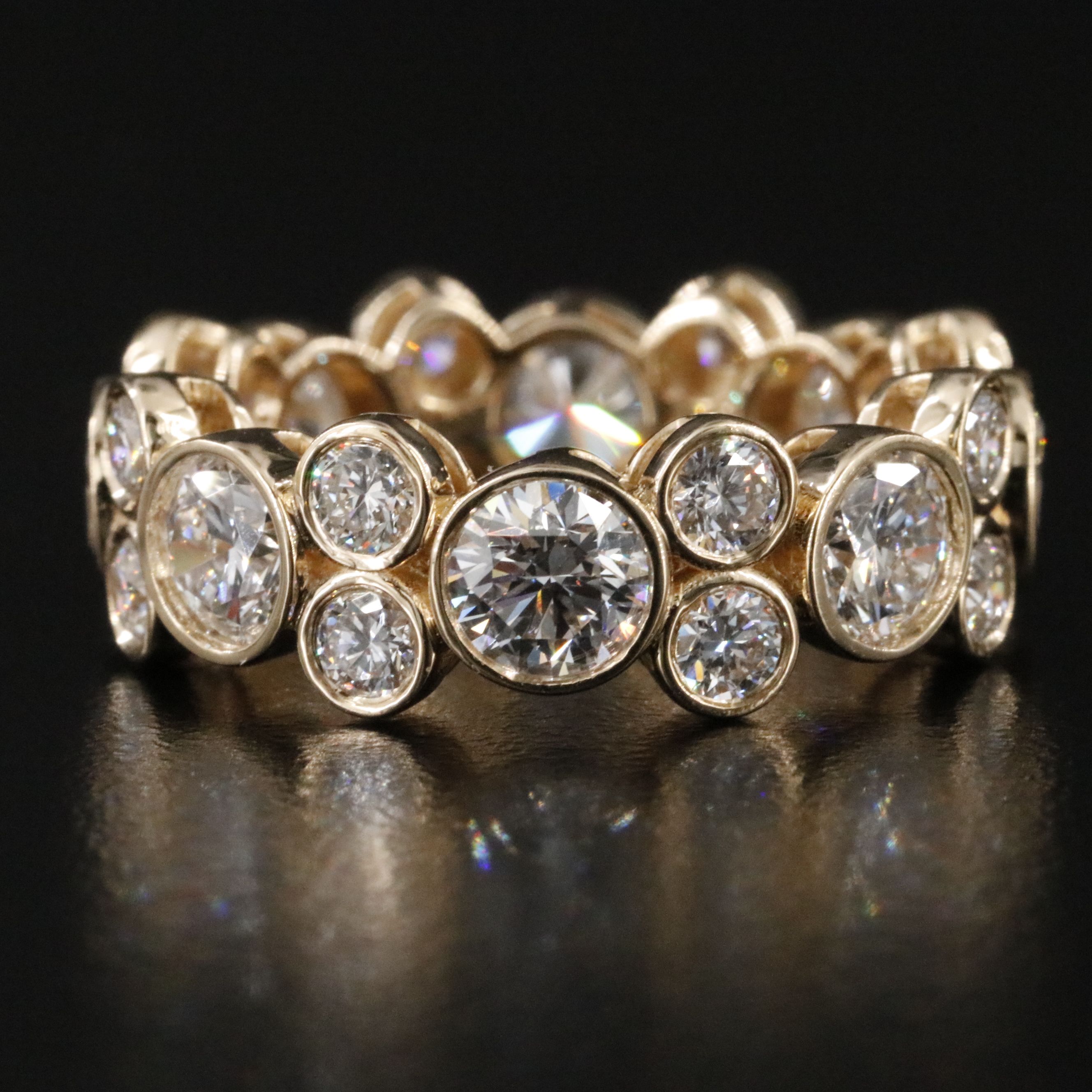 14K 4.73 CTW Lab Grown Diamond Eternity Band