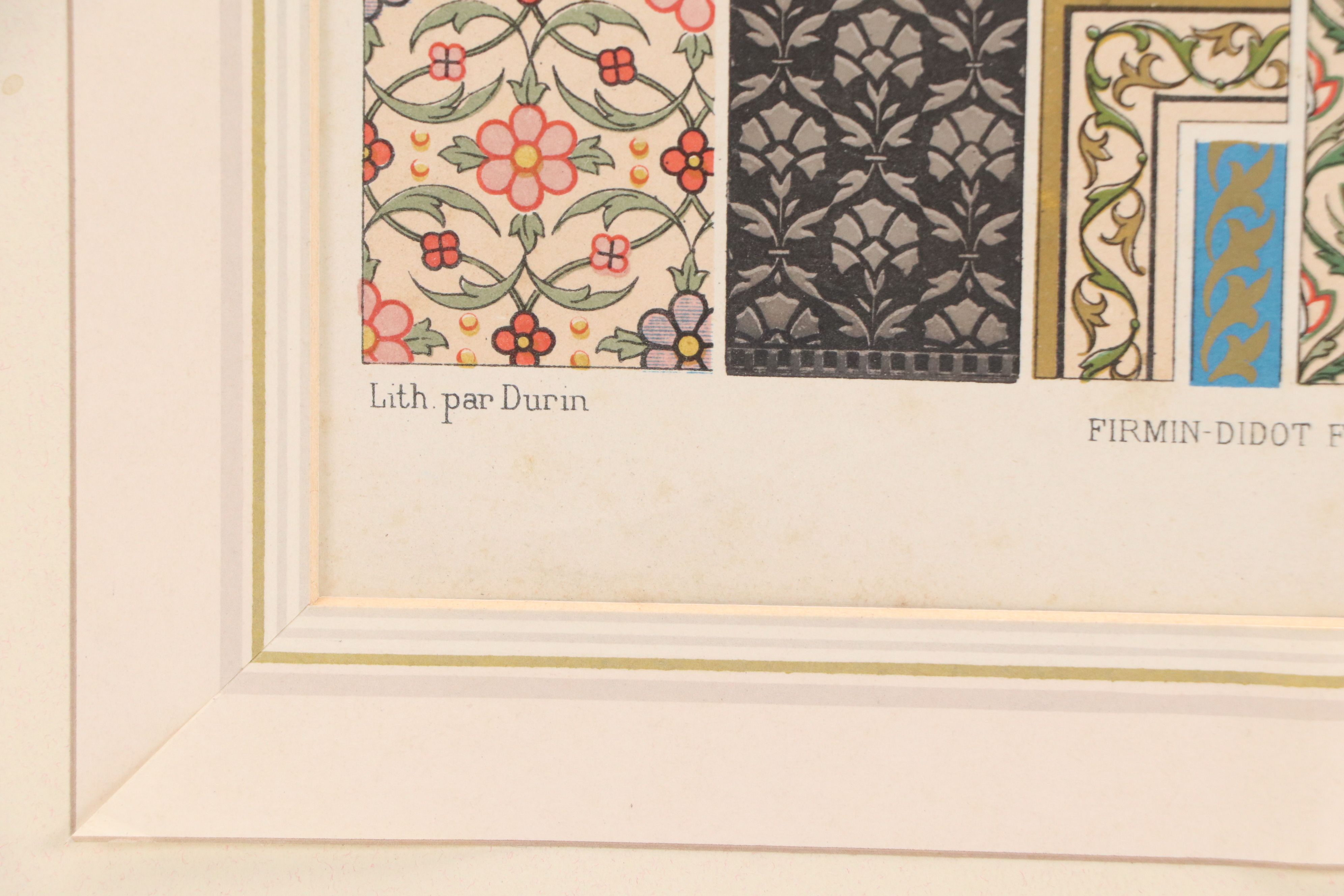 Albert Racinet Lithographs "Indien" Pattern Studies, 1869-1873