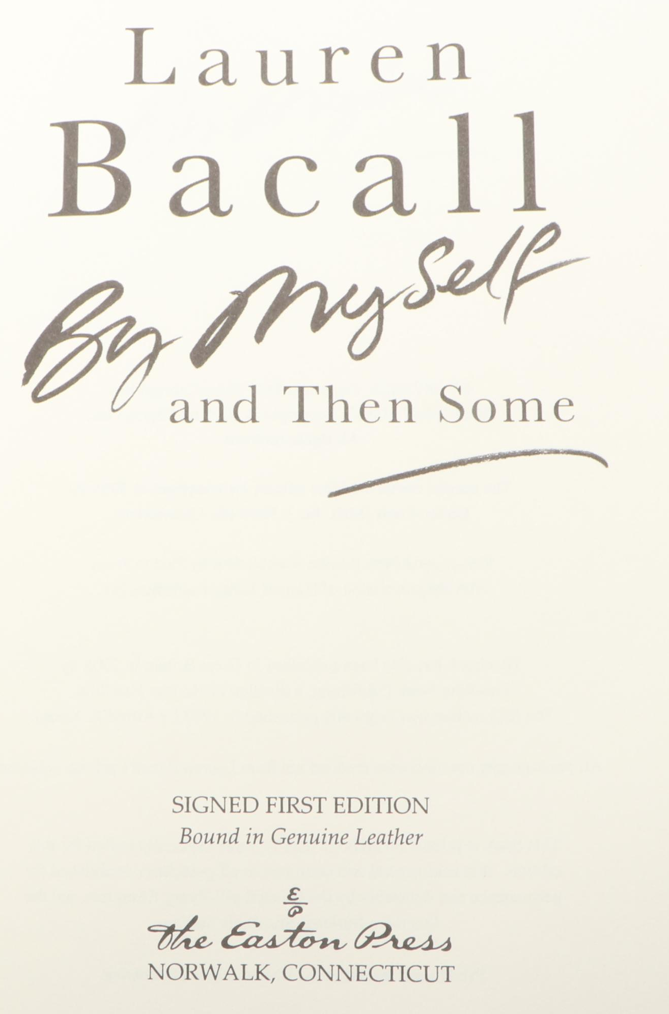 Signed First Edition "In the Arena" by Charlton Heston and More