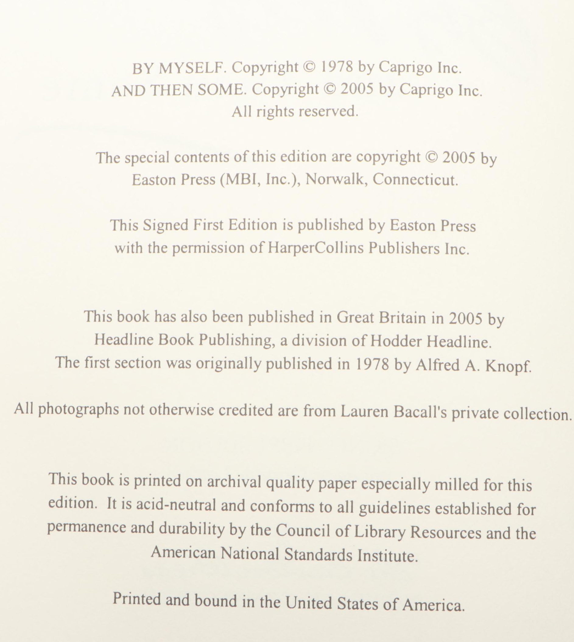 Signed First Edition "In the Arena" by Charlton Heston and More